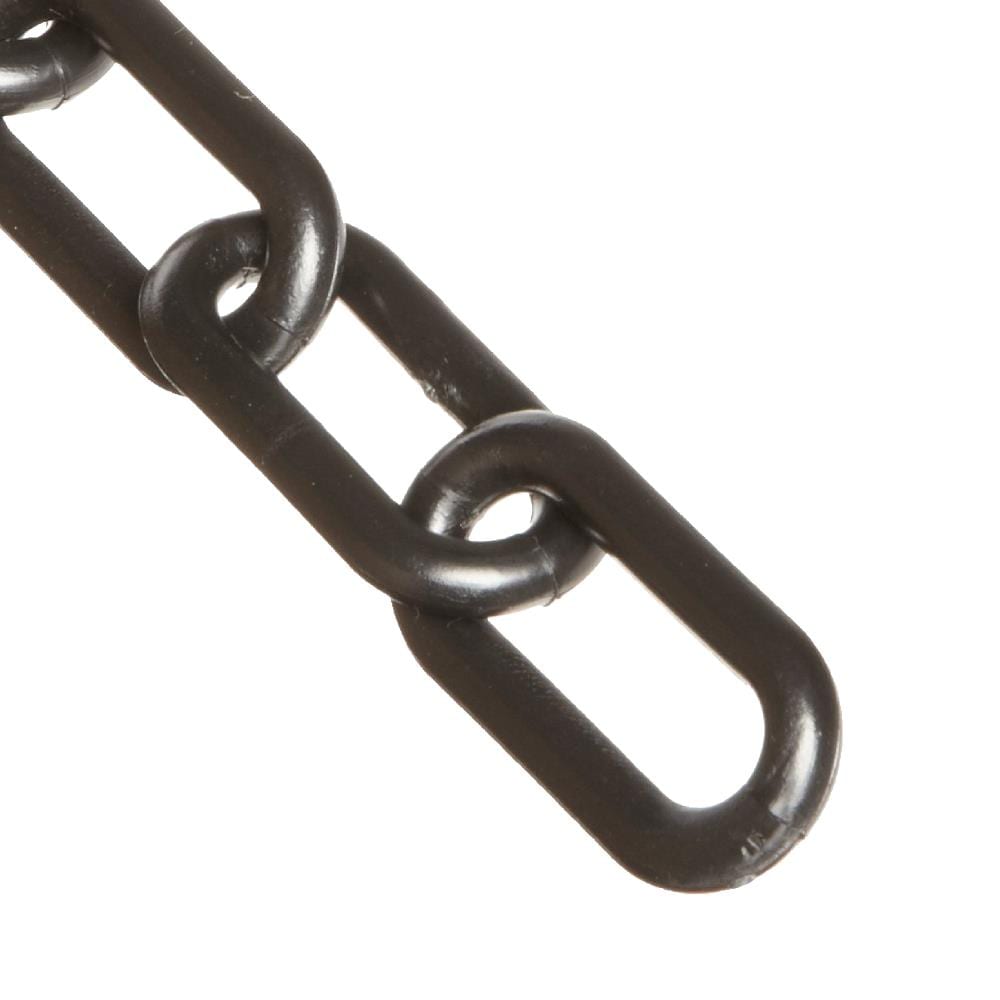 Cadena de plástico de alta resistencia negra de 2 pulgadas (54 mm) x 50 pies de Mr. Chain 51003-50