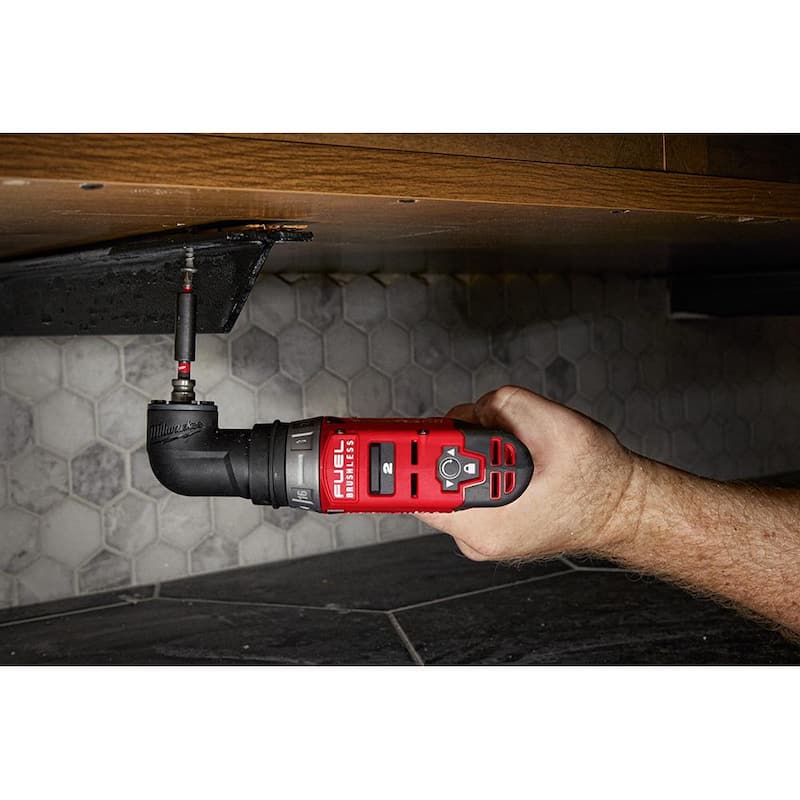 Milwaukee M12 FUEL 12V Lithium-Ion 4-en-1 Instalación 3/8 pulgadas Taladro / Destornillador con juego de inicio de cargador M12 12 voltios 4.0 Ah - 2505-20-48-59-2440