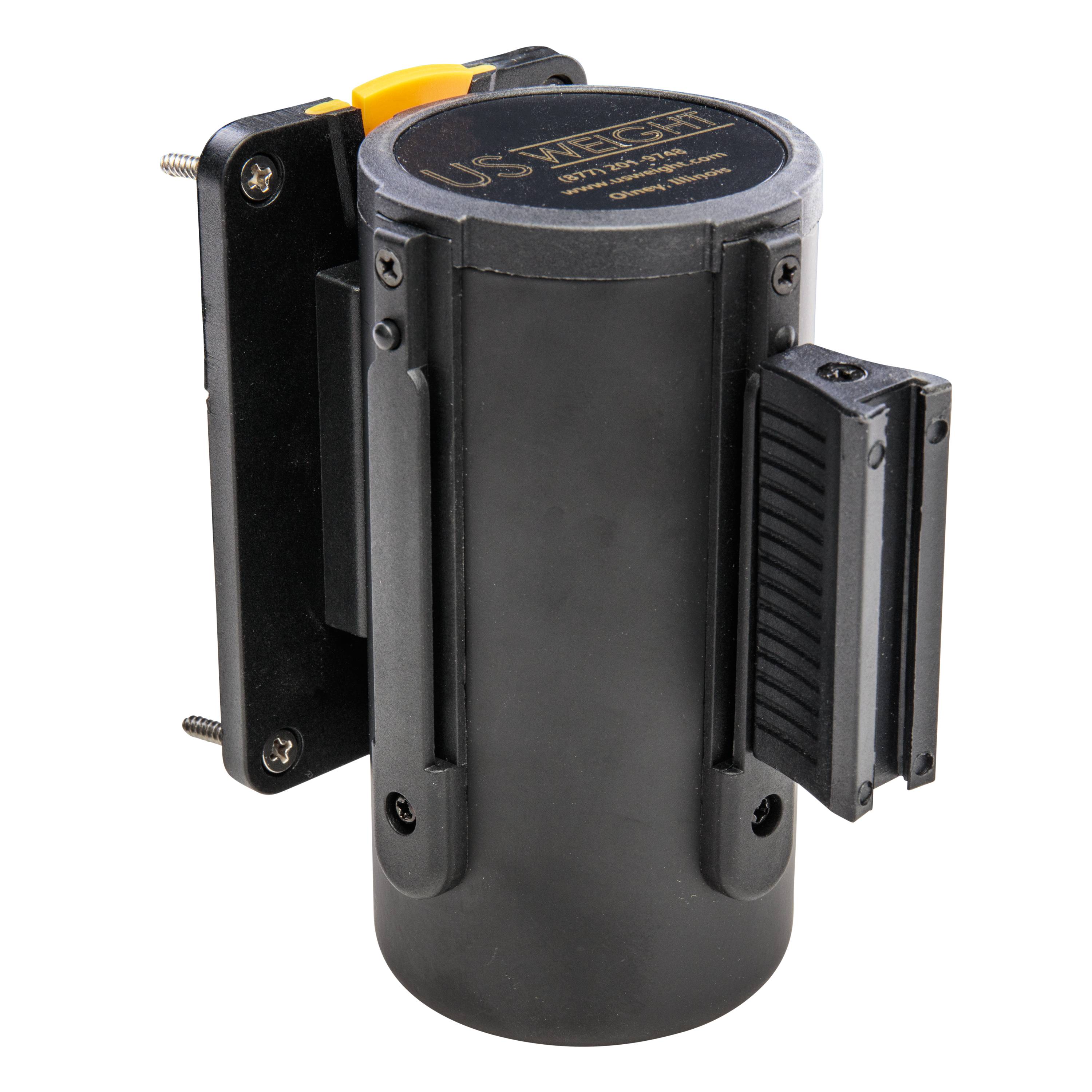 Soporte de pared magnético US Weight con cinta retráctil negra de 7.5 pies y sistema de frenado de seguridad U2502
