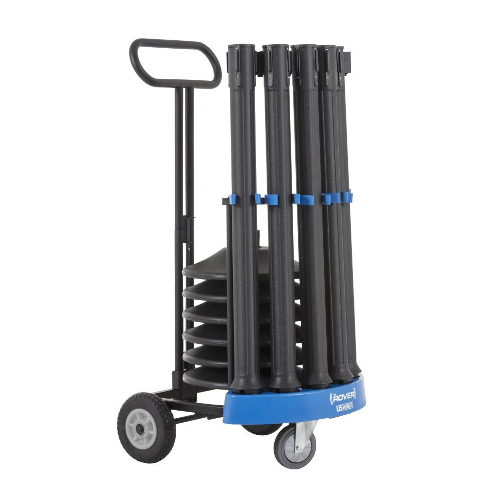 Kit de Carrito de Estanción US Weight Rover - 6 Estanciones Centinela Negras y Carrito U2520SEN6