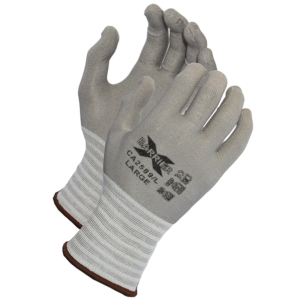 Xbarrier A2 Resistente al corte, calibre 18, forro de punto Textreme gris, L - CA2589L3