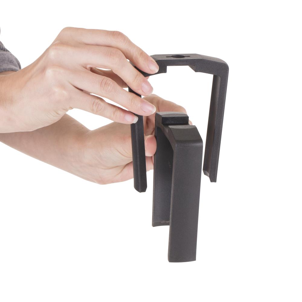 Soporte de cartel de plástico para estantigas con cubiertas de plexiglás para Chain Boss, Sentinel y Trek Stanchions U2513 de US Weight.