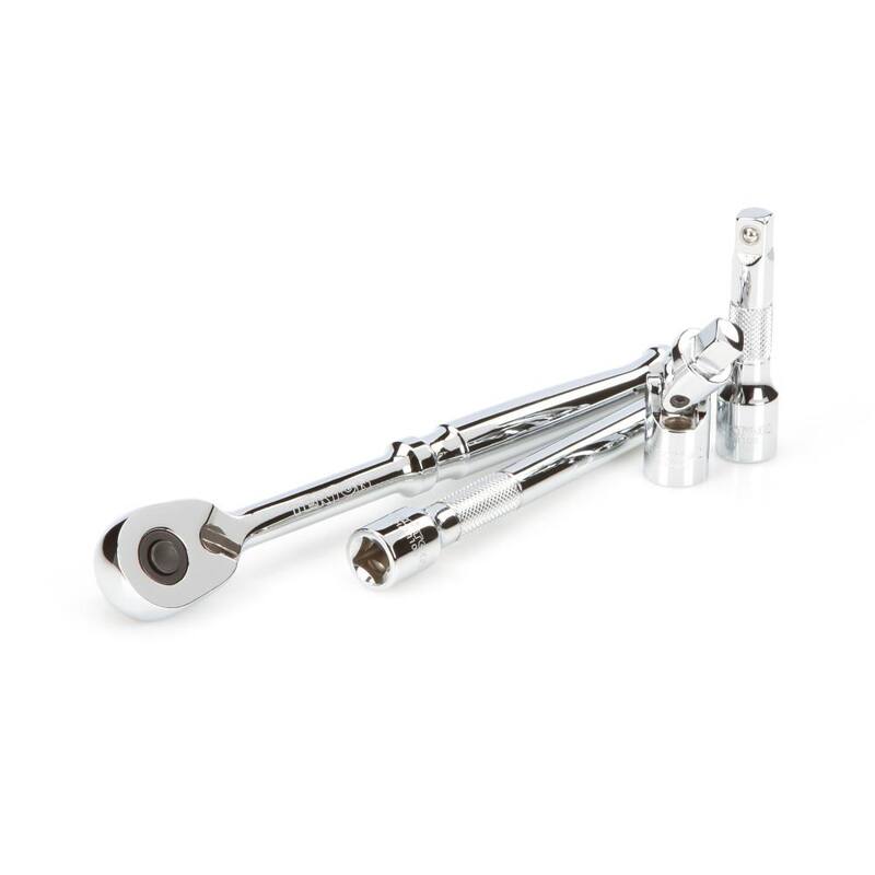Juego de dados de 6 puntas y trinquete TEKTON de 3/8 pulgadas, 34 piezas (de 1/4 a 1 pulgada) - SKT15101