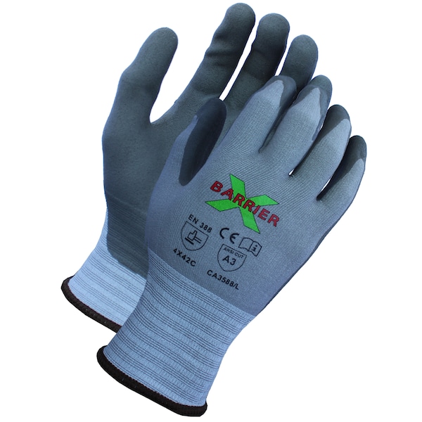 Guantes recubiertos de Luxfoam, resistentes al corte Xbarrier A3, tejido Textreme, talla XL - CA3588XL3