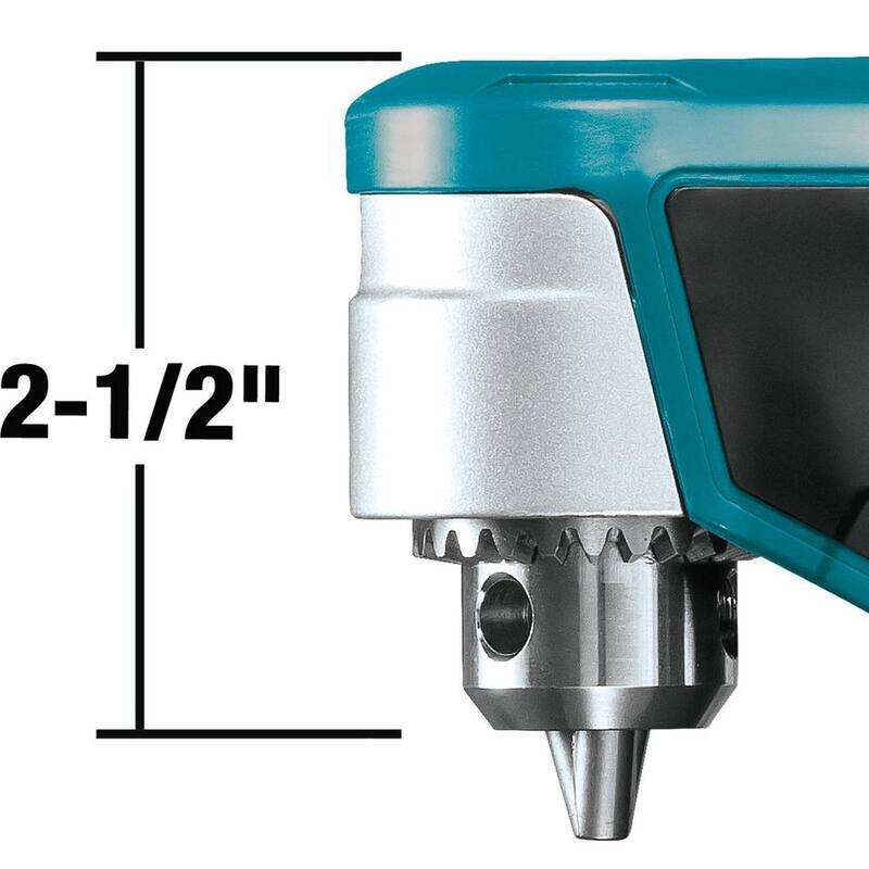 Makita 12V máx CXT Taladro angular inalámbrico de 3/8 pulgadas con ion de litio (solo la herramienta) - AD03Z