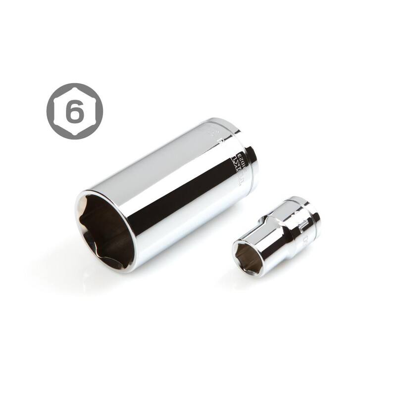 Set de Llave y Trinquete de 1/2 pulgadas de TEKTON con 6 Puntos (52 Piezas) - SKT25201
