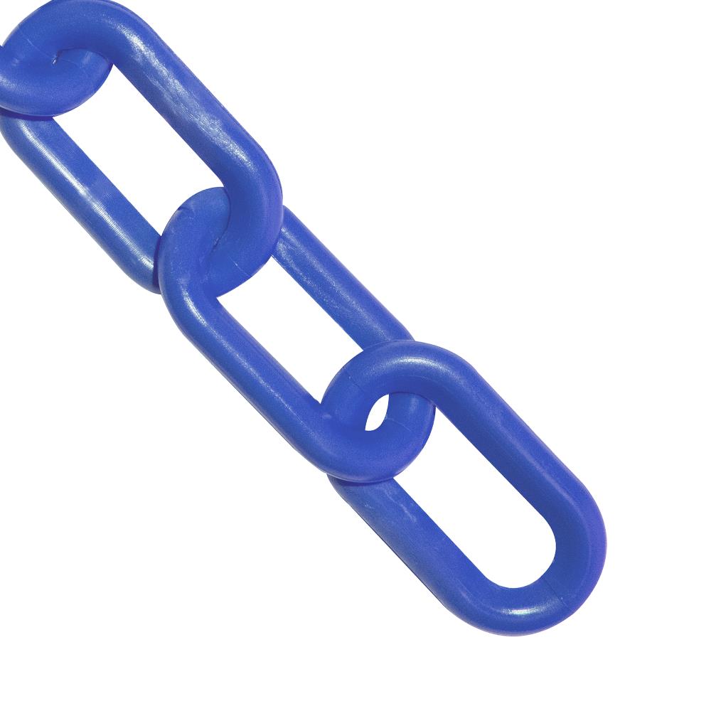 Cadena de plástico azul de alta resistencia de 2 pulgadas (54 mm) x 120 pies en un cubo 51006-P