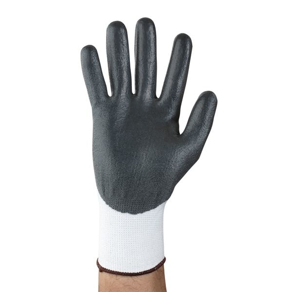 Guantes recubiertos resistentes a cortes Ansell, Nivel de corte A2, 13 ga, blanco, L (9) - 11-724.