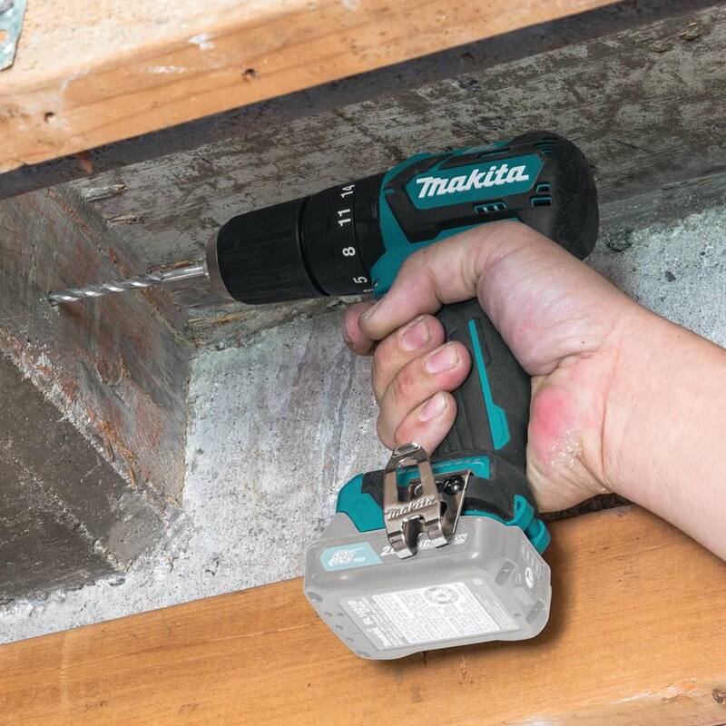 Makita 12V max CXT Lítio-Ion 3/8 pulg. Taladro martillo inalámbrico sin escobillas (Herramienta solamente) - PH05Z