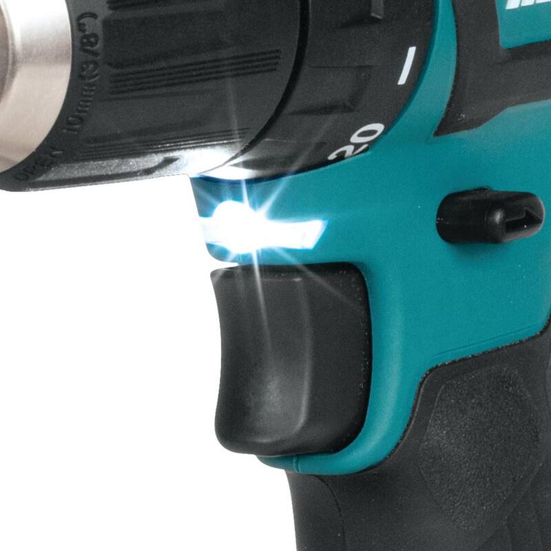 Makita 12V max CXT Lítio-Ion 3/8 pulg. Taladro martillo inalámbrico sin escobillas (Herramienta solamente) - PH05Z