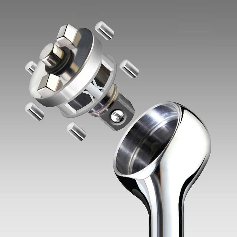 Set de herramientas SAE de 25 piezas de 3/8 pulgadas con trinquete sin engranajes Zero Degree - 38130
