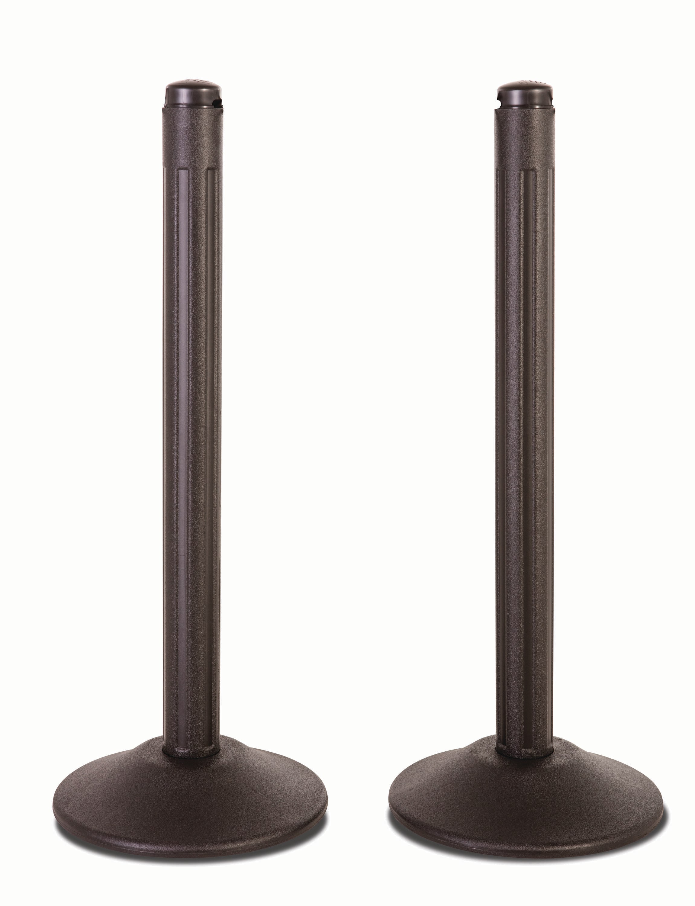 Poste negro con base ponderada (sin cadena) de US Weight Chain Boss con protector solar - Weighted Base.