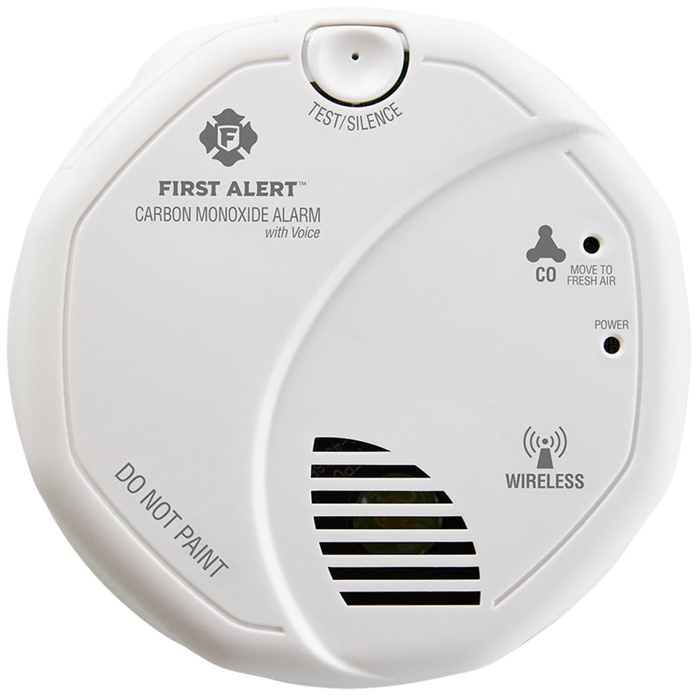 Detector de monóxido de carbono con alerta de voz, operado con batería First Alert BRK CO511B