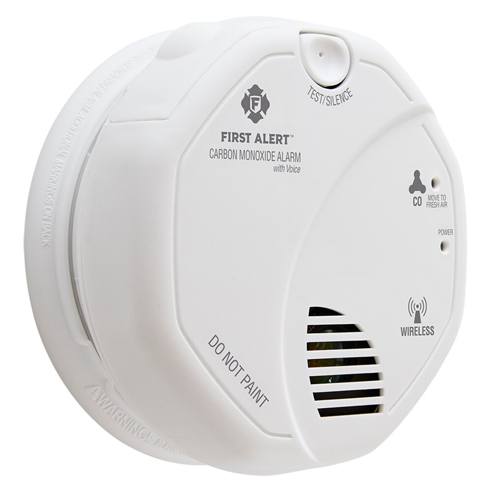 Detector de monóxido de carbono con alerta de voz, operado con batería First Alert BRK CO511B