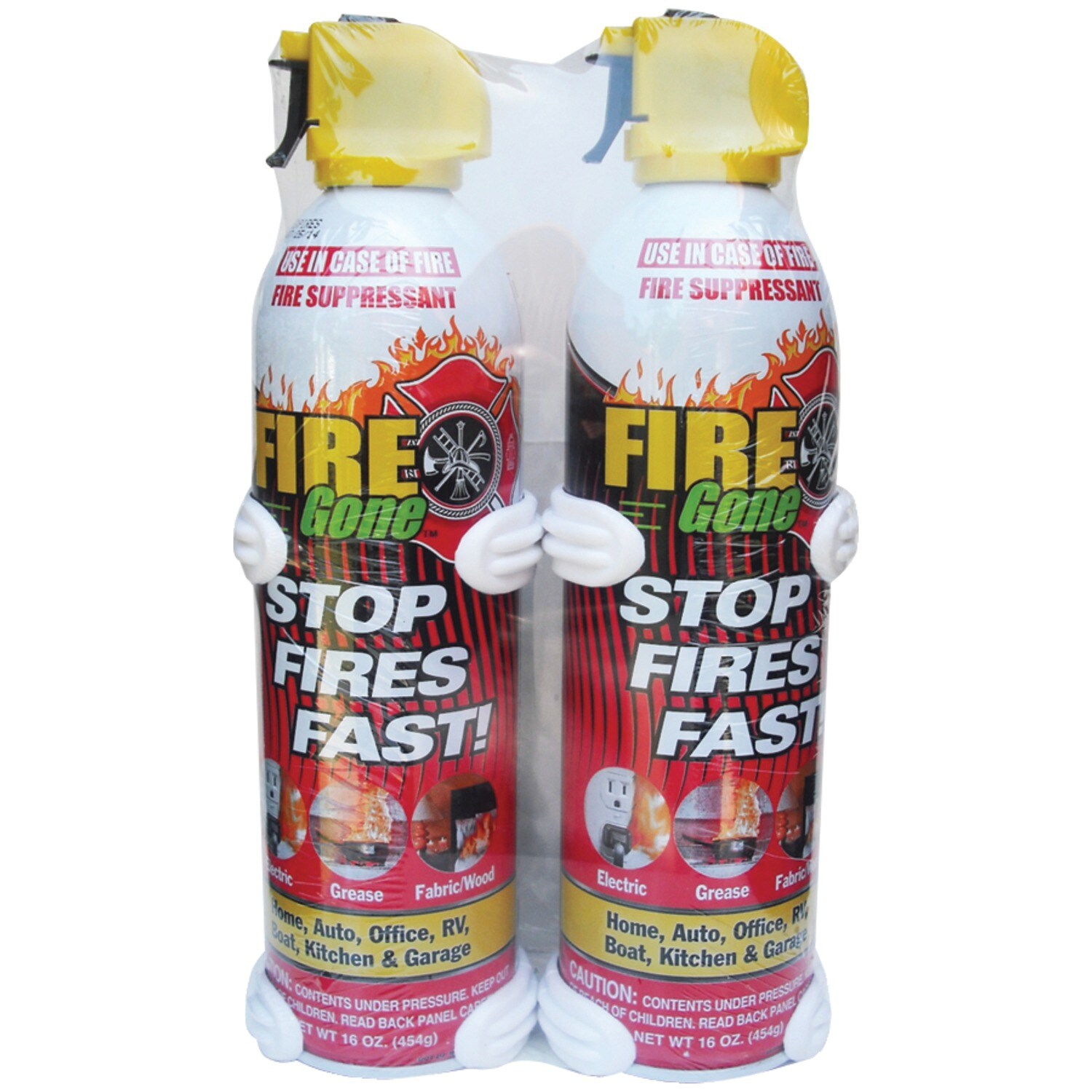 "Fire Gone Spray Extintor de Incendios Residencial 2-Pack 2-FG-7209"