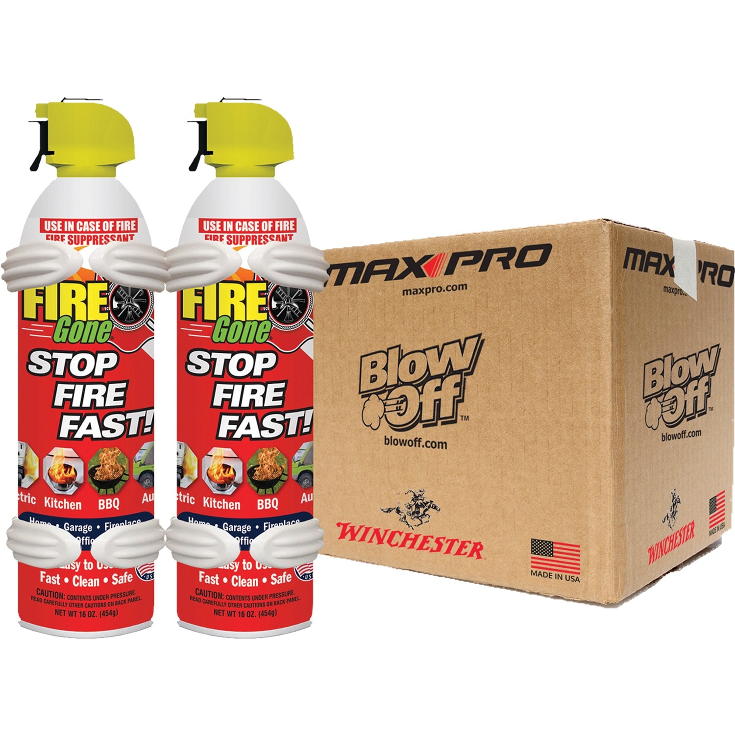 "Fire Gone Spray Extintor de Incendios Residencial 2-Pack 2-FG-7209"