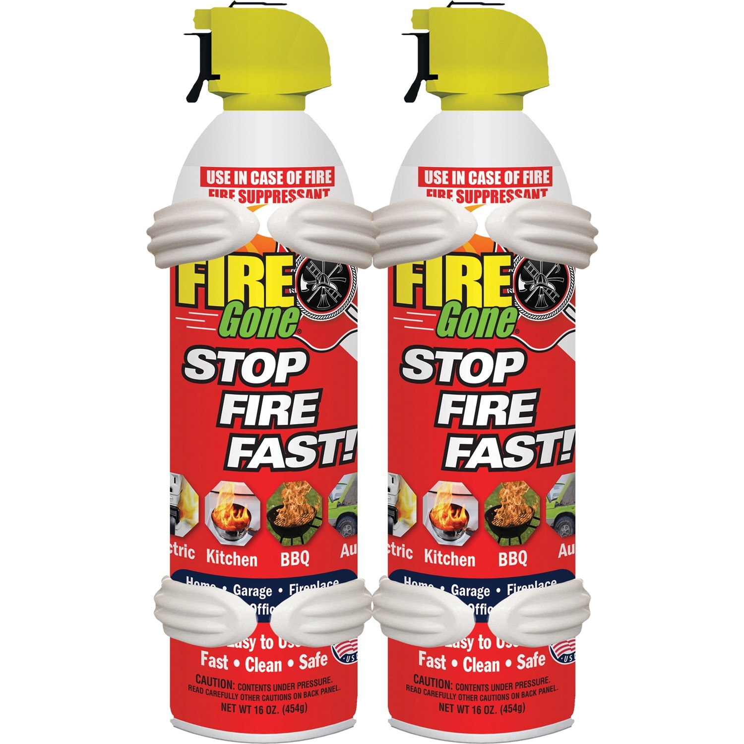 "Fire Gone Spray Extintor de Incendios Residencial 2-Pack 2-FG-7209"
