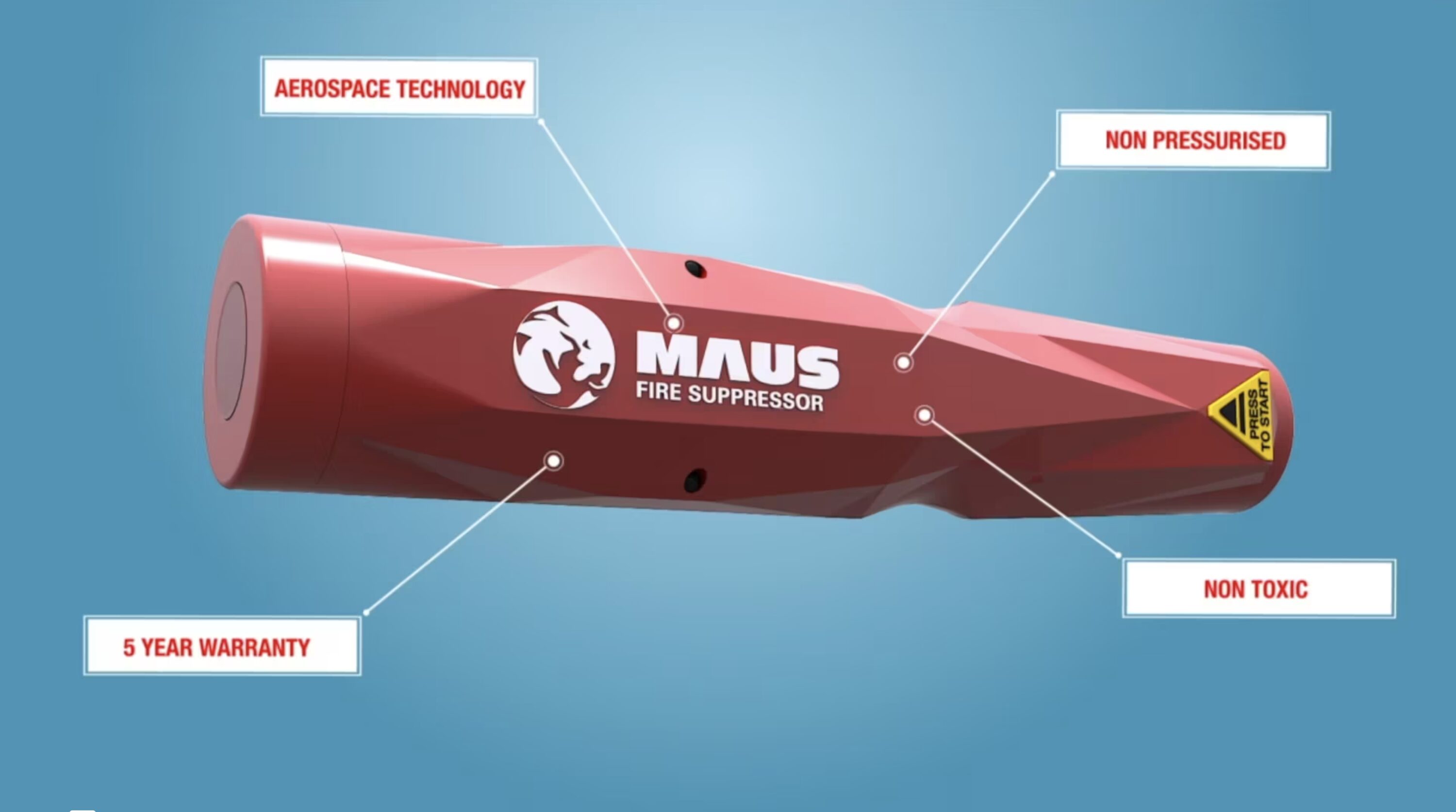 Rociador extinguible multipropósito comercial/residencial MAUS 1001-1