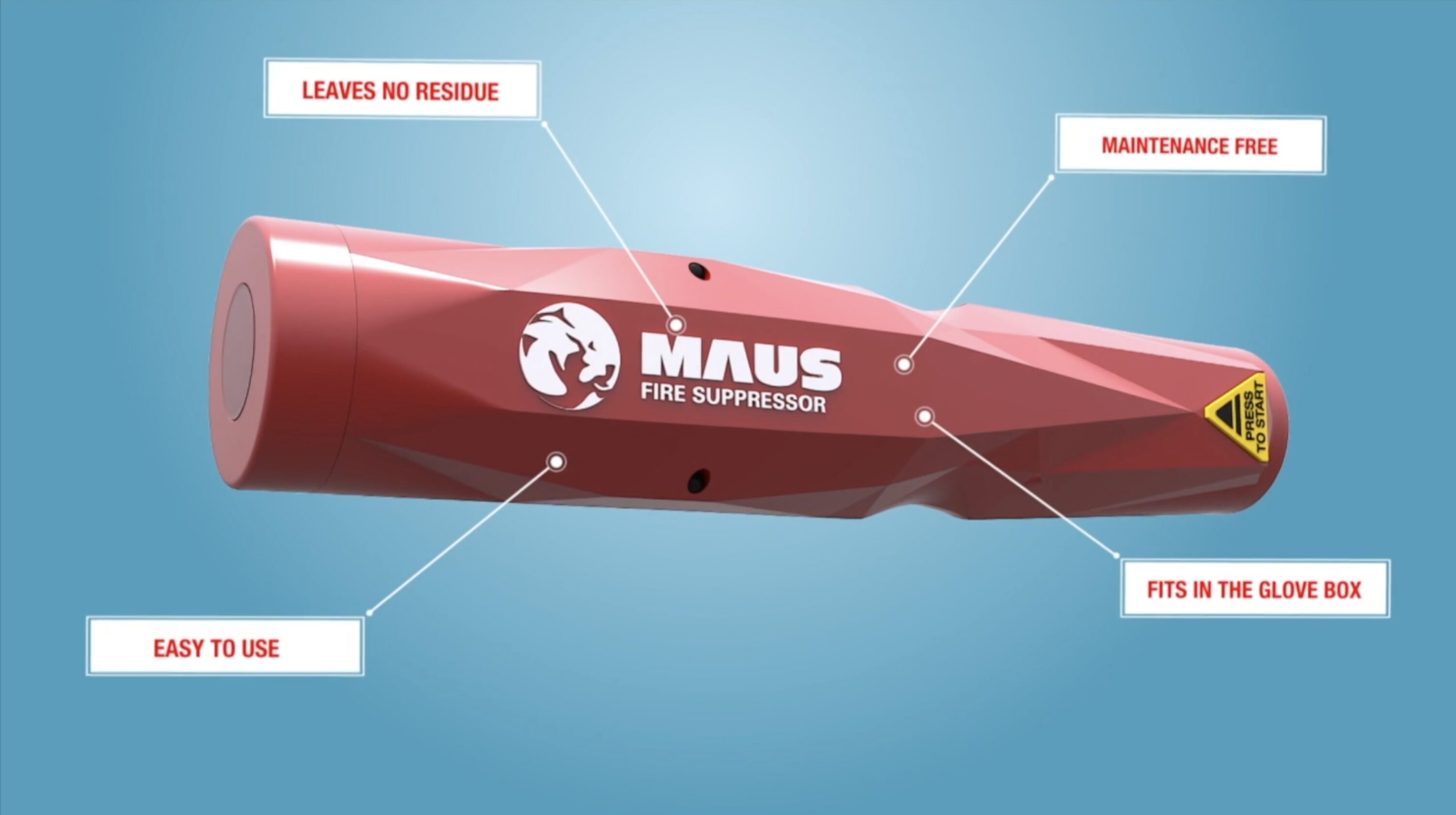 Rociador extinguible multipropósito comercial/residencial MAUS 1001-1