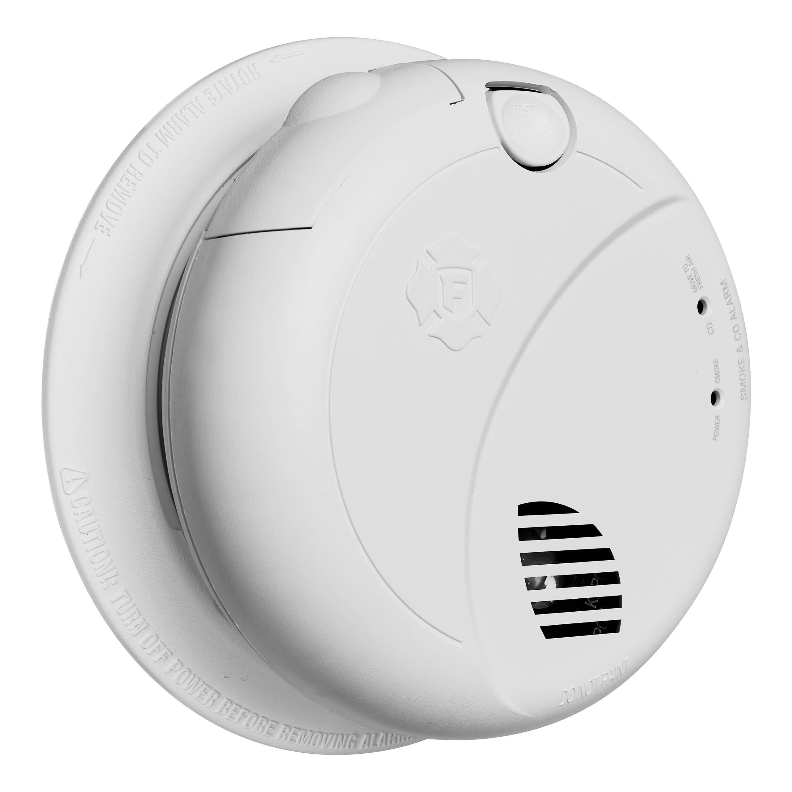 Detector de Humo y Monóxido de Carbono Interconectado con Respuesta de Voz, Conectado por Cable (con Respaldo de Batería) de First Alert 1046778
