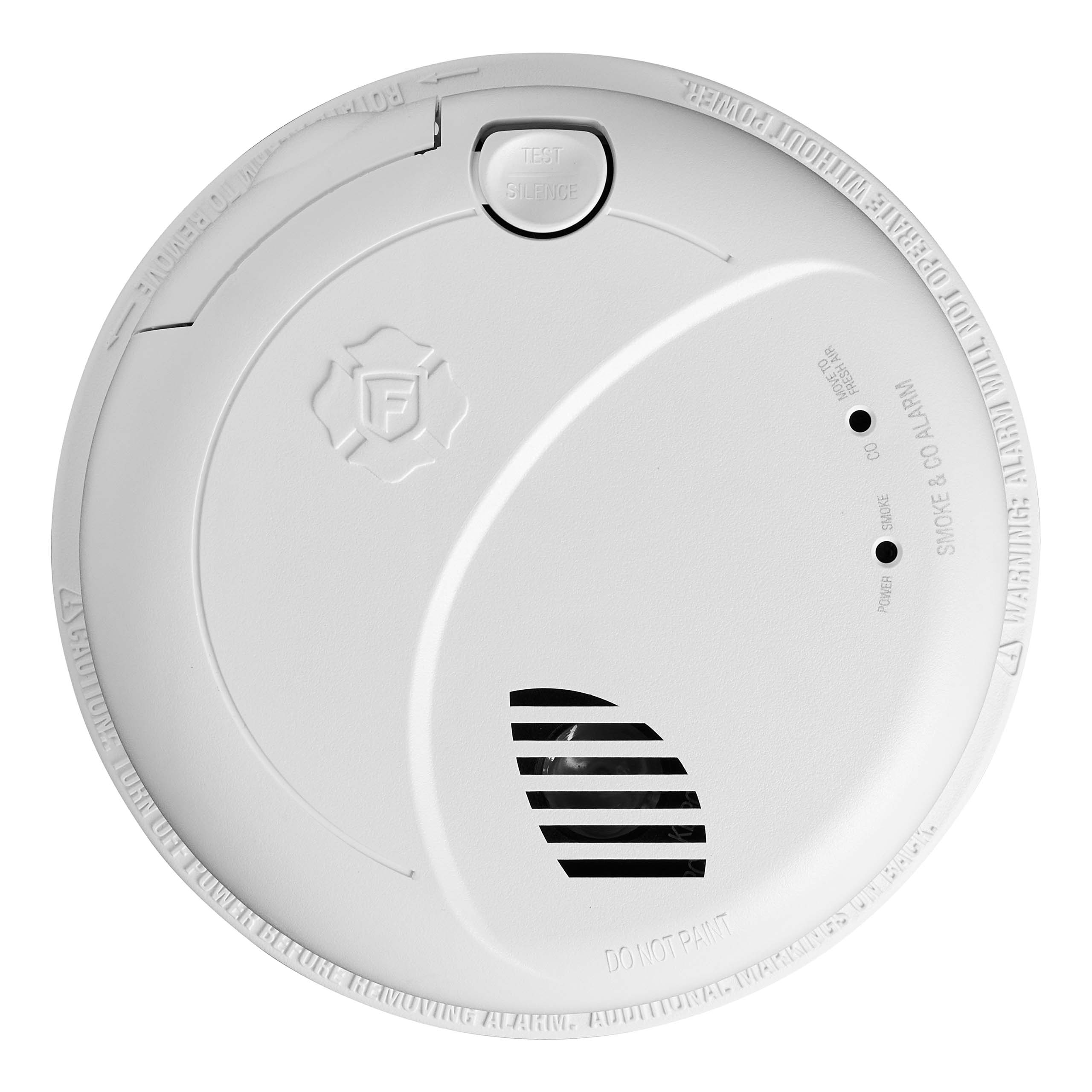 Detector de humo y monóxido de carbono combinado interconectado fotoeléctrico con respaldo de batería First Alert BRK 6 piezas con alerta de voz 1046780