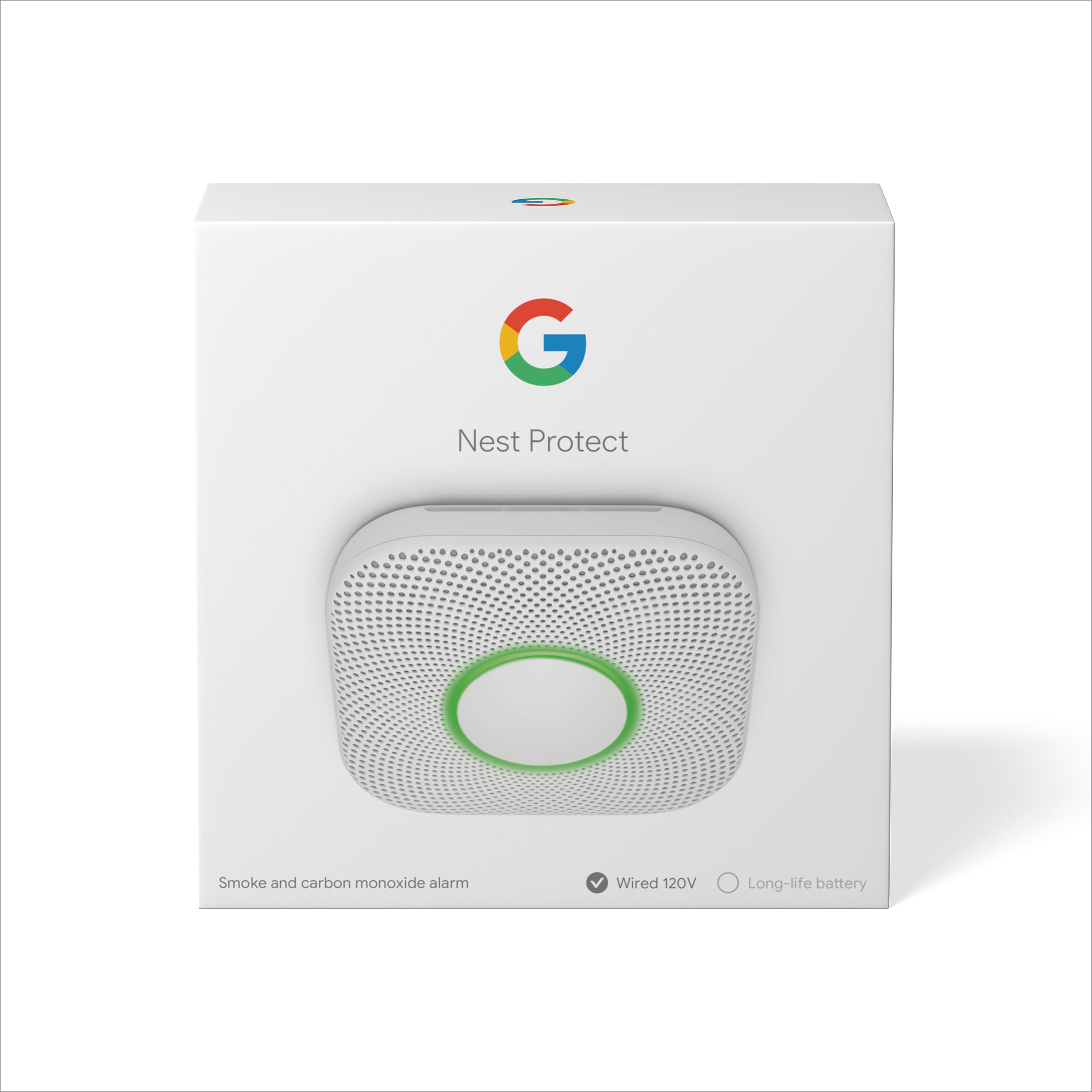 Detector de humo y monóxido de carbono inteligente con alerta de voz, con conexión cableada de Google S3003LWES