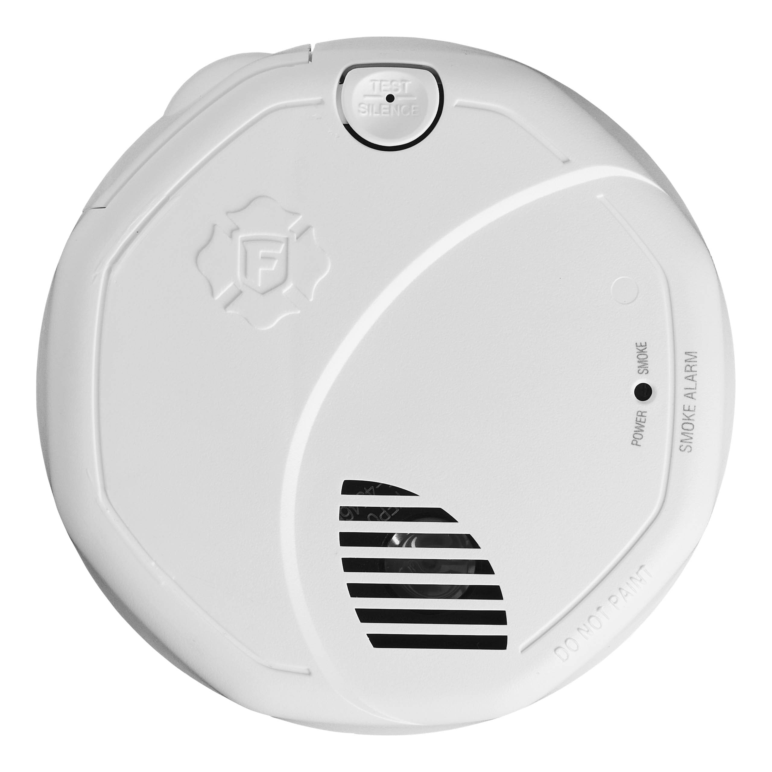 Detector de humo interconectado fotoeléctrico con alarma de voz operado por baterías First Alert 1048448