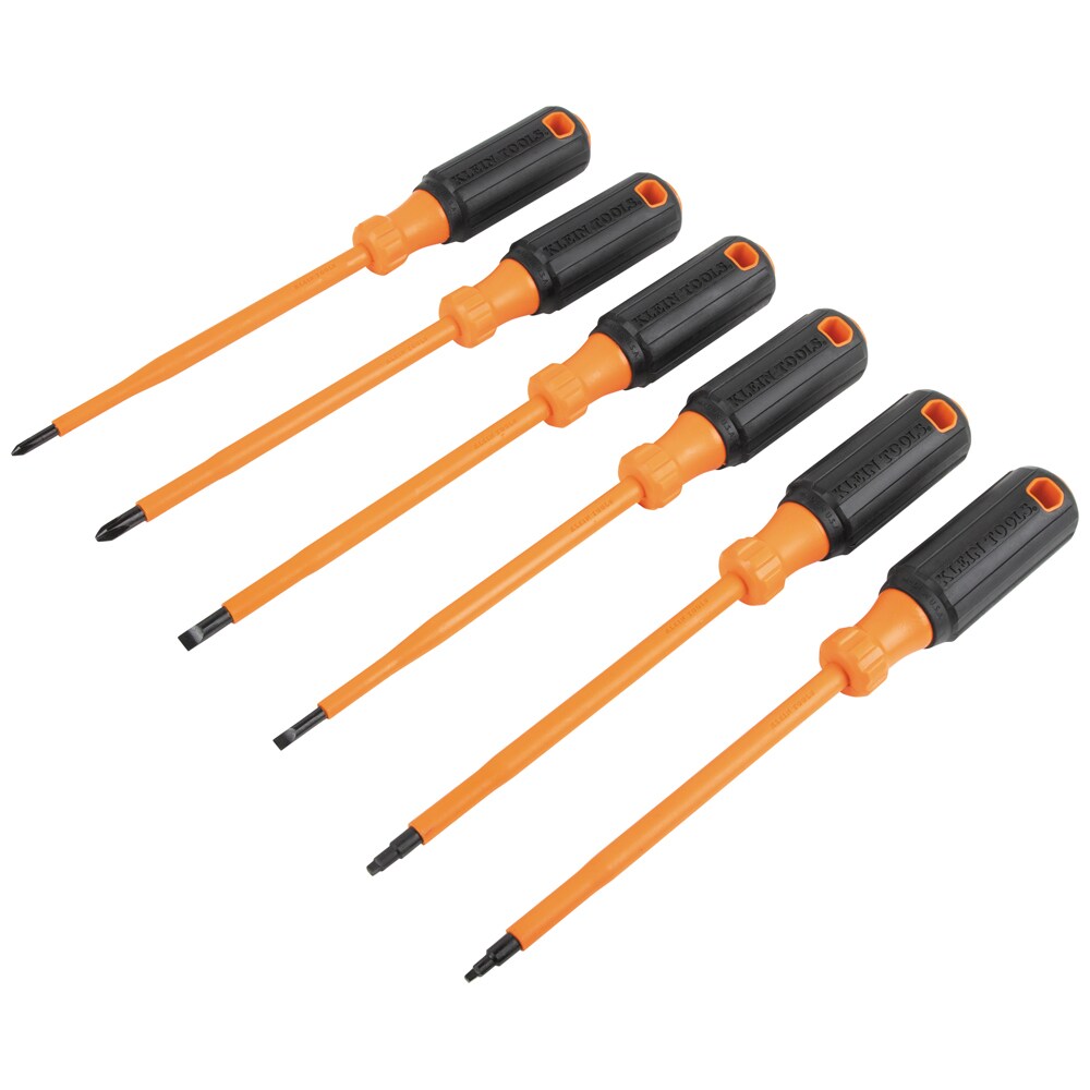 Juego de desarmadores aislados Klein Tools Plus Imantador, 7 piezas 85077INSR