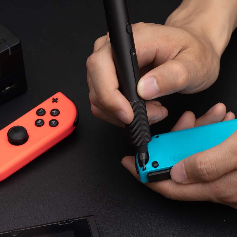 Juego de destornilladores eléctricos de precisión HOTO de 25 piezas con puntas magnéticas de 1 pulgada