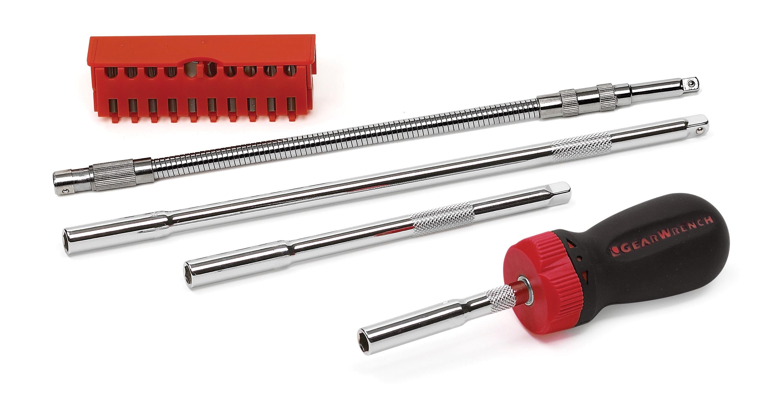 Juego de desarmadores magnéticos de trinquete multiusos de 15 piezas GEARWRENCH 8915D de 3-1/2 pulgadas