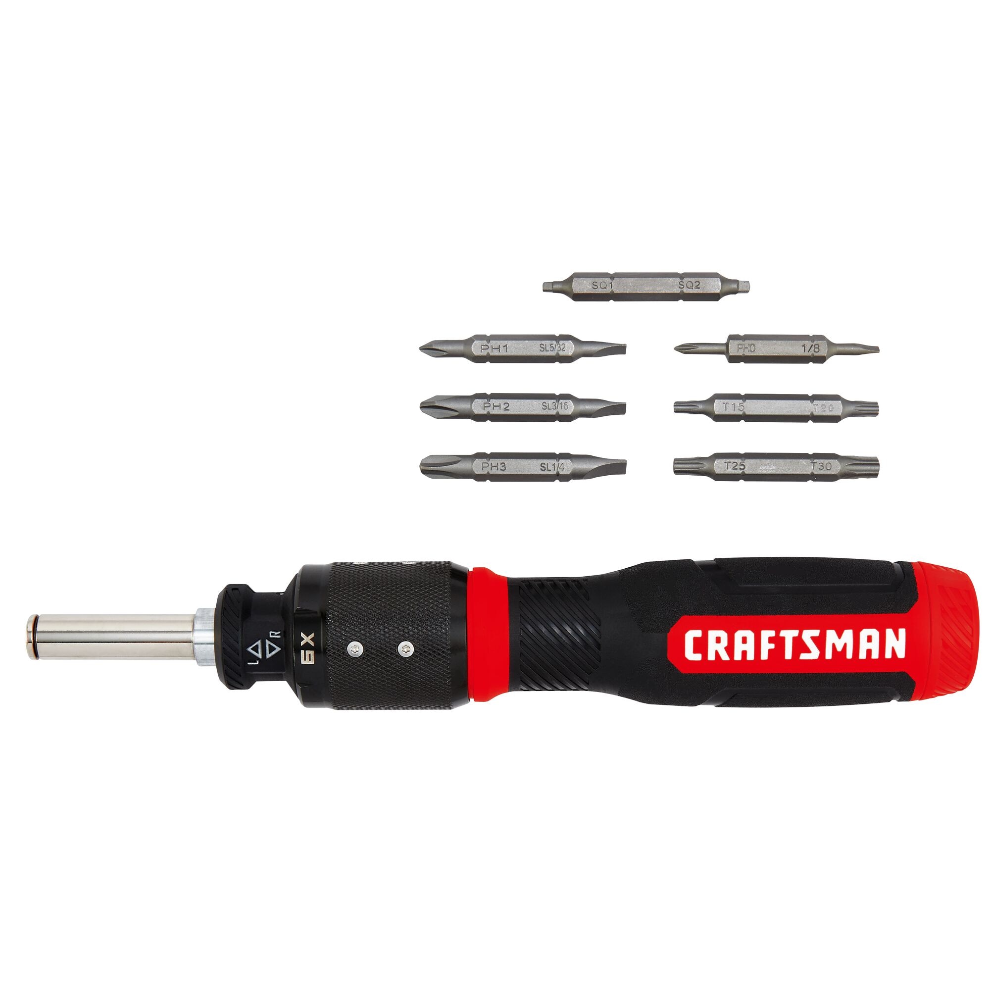 Set de desarmadores de trinquete multiusos de 15 piezas de 1/4 a 1-5/8 pulgadas CRAFTSMAN CMHT68134