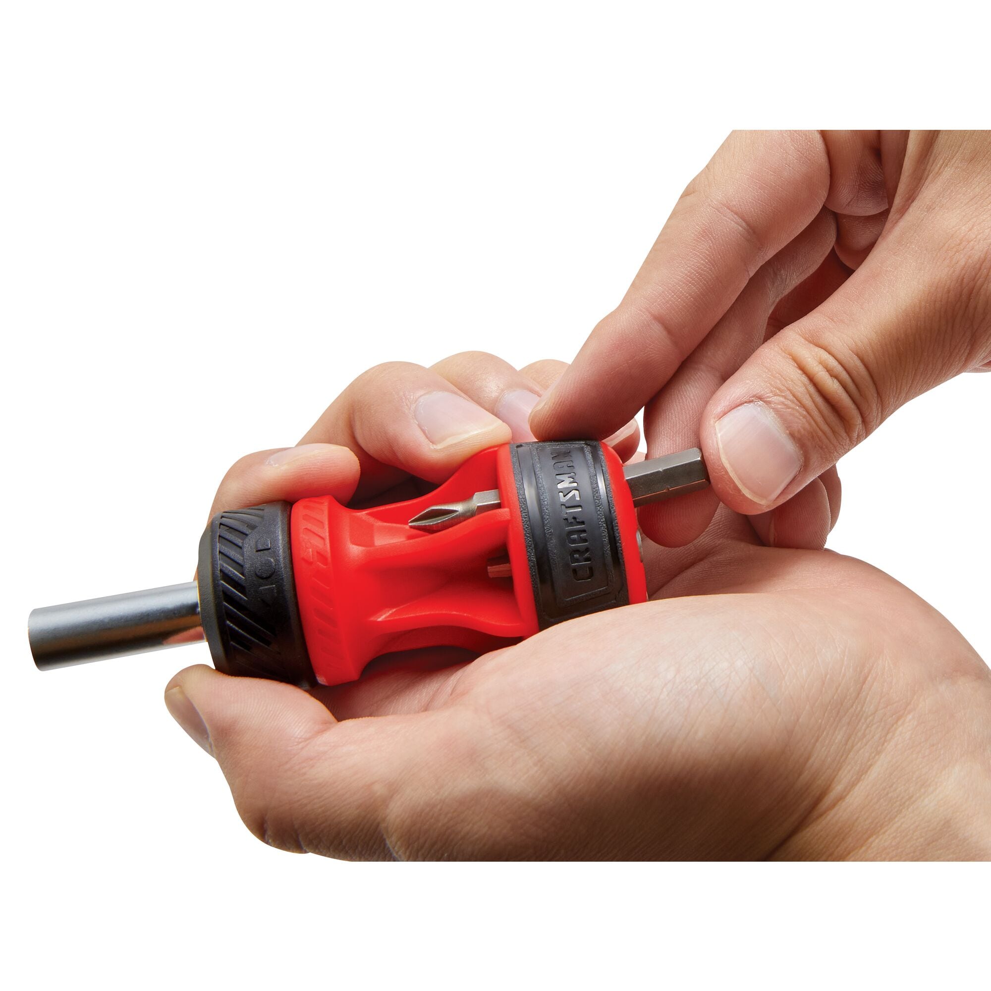 Juego de destornilladores multi-bits Craftsman de 8 piezas 1/4 a 1 pulgada con trinquete magnético CMHT68132