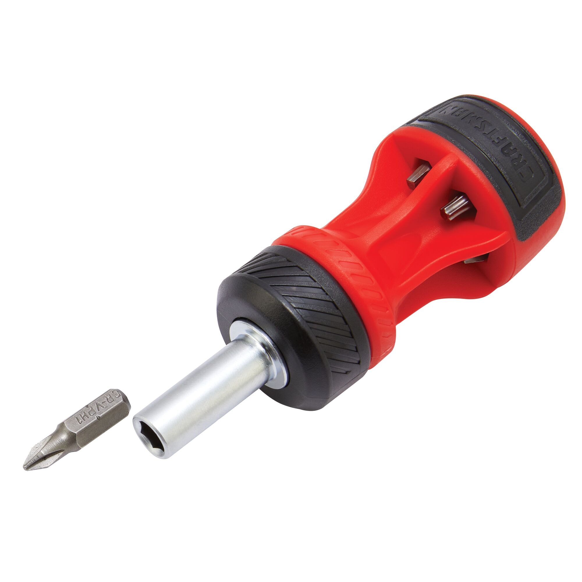 Juego de destornilladores multi-bits Craftsman de 8 piezas 1/4 a 1 pulgada con trinquete magnético CMHT68132