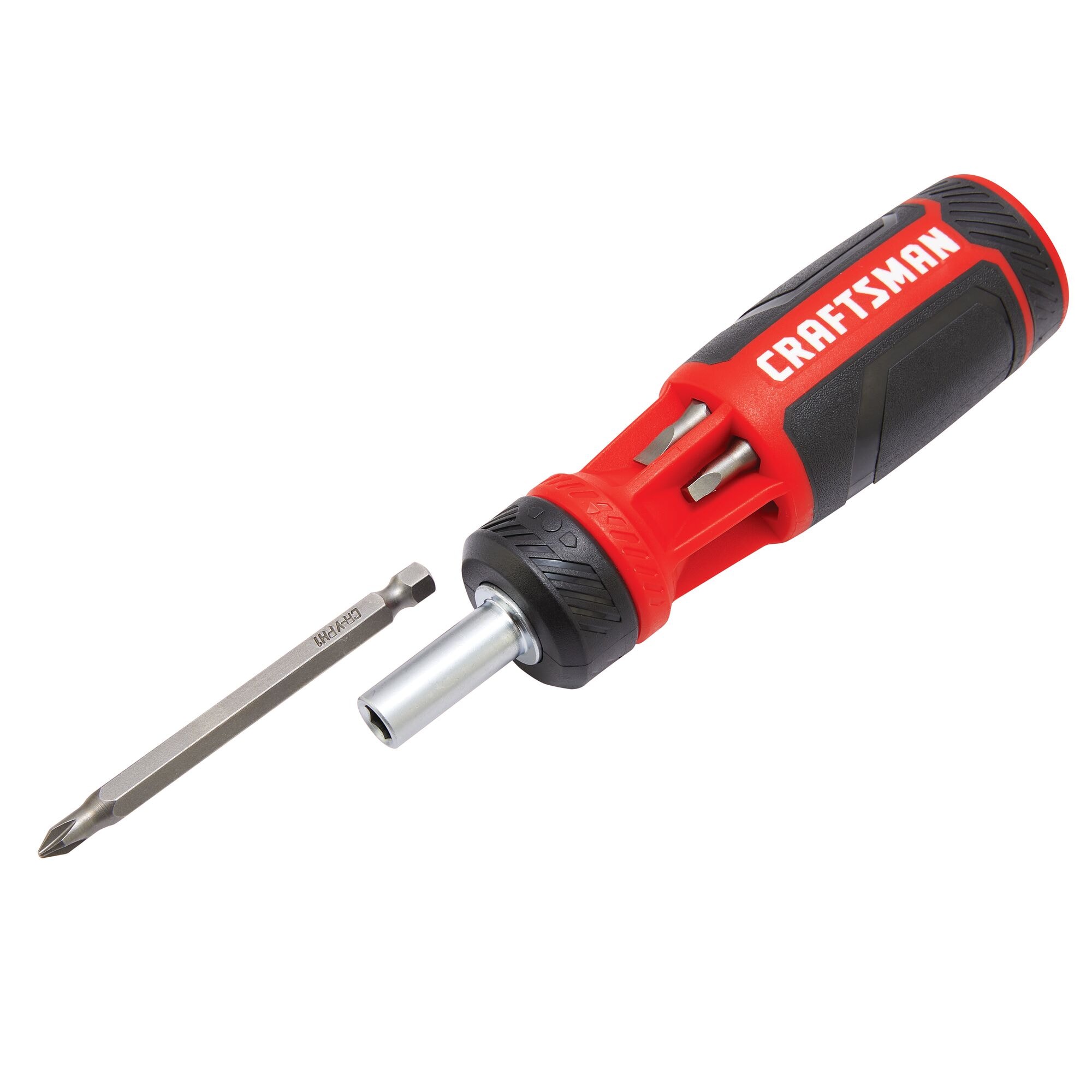 Juego de destornillador magnético de trinquete multiusos de 7 piezas de 1/4 a 1 pulgada de CRAFTSMAN CMHT68131