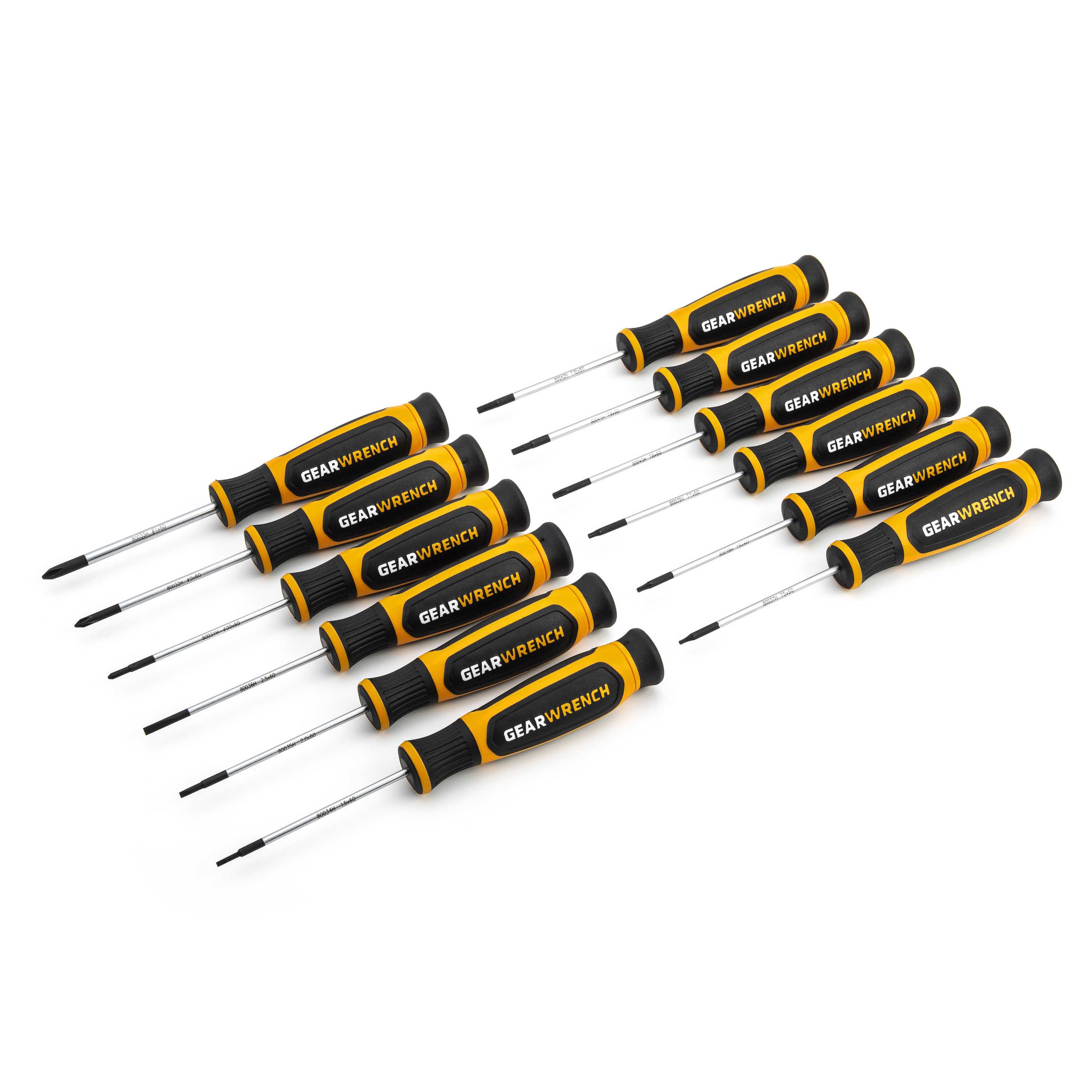 Juego de destornilladores GEARWRENCH de 12 piezas 1-5/8 pulgadas 80057H