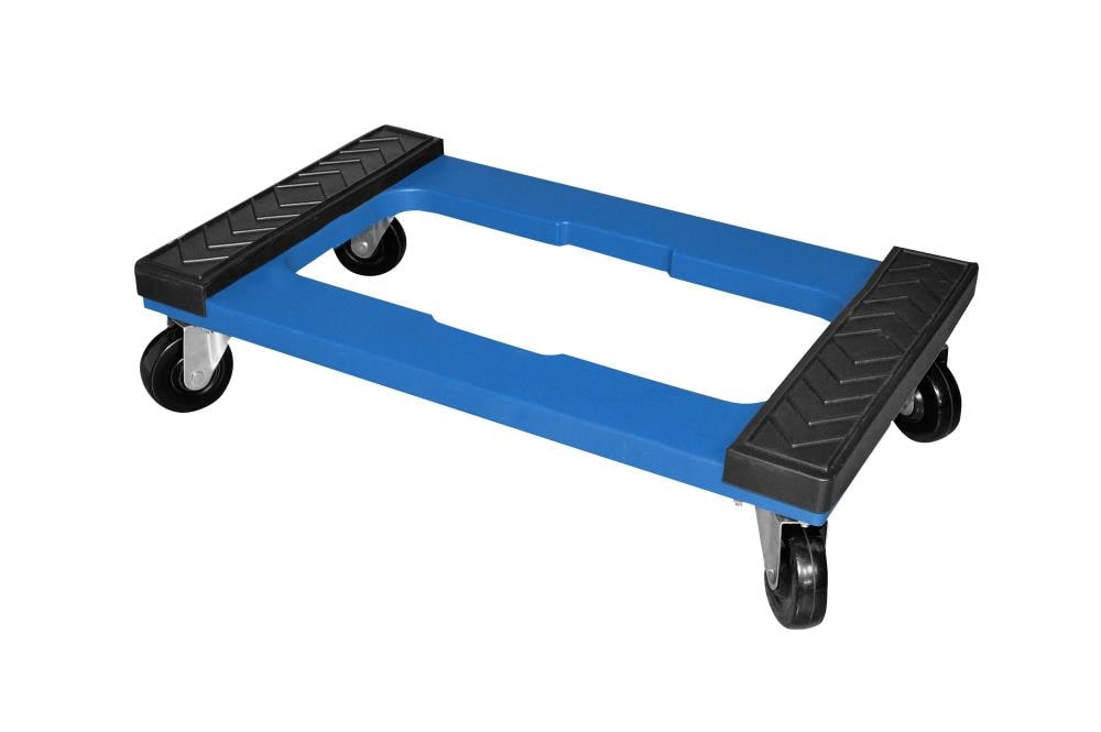 Carretilla de resina azul de 4 ruedas con capacidad de 1000 libras Milwaukee 73730