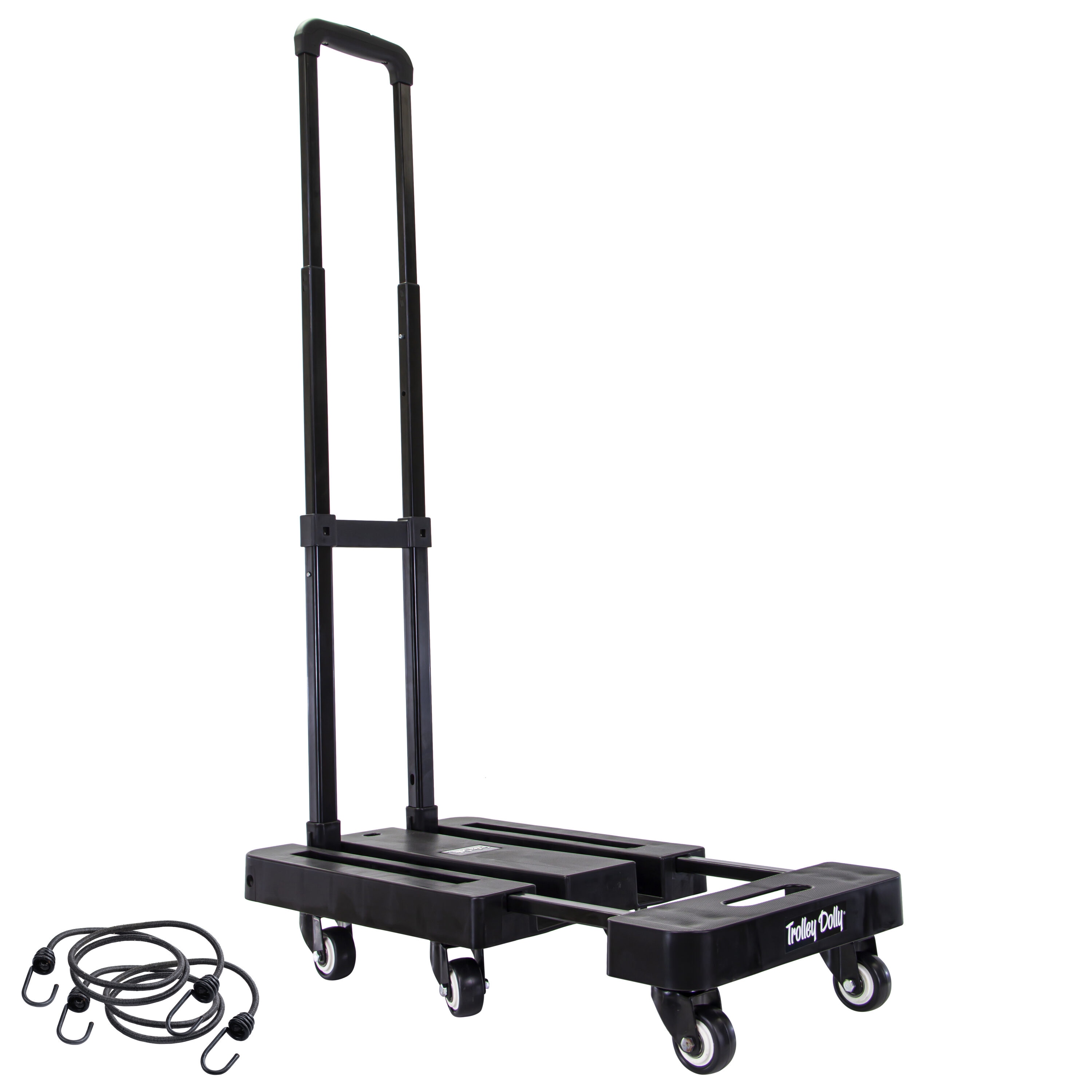 Carrito de Polipropileno Negro con 6 Ruedas y Capacidad de 500lbs de dbest products 01-929