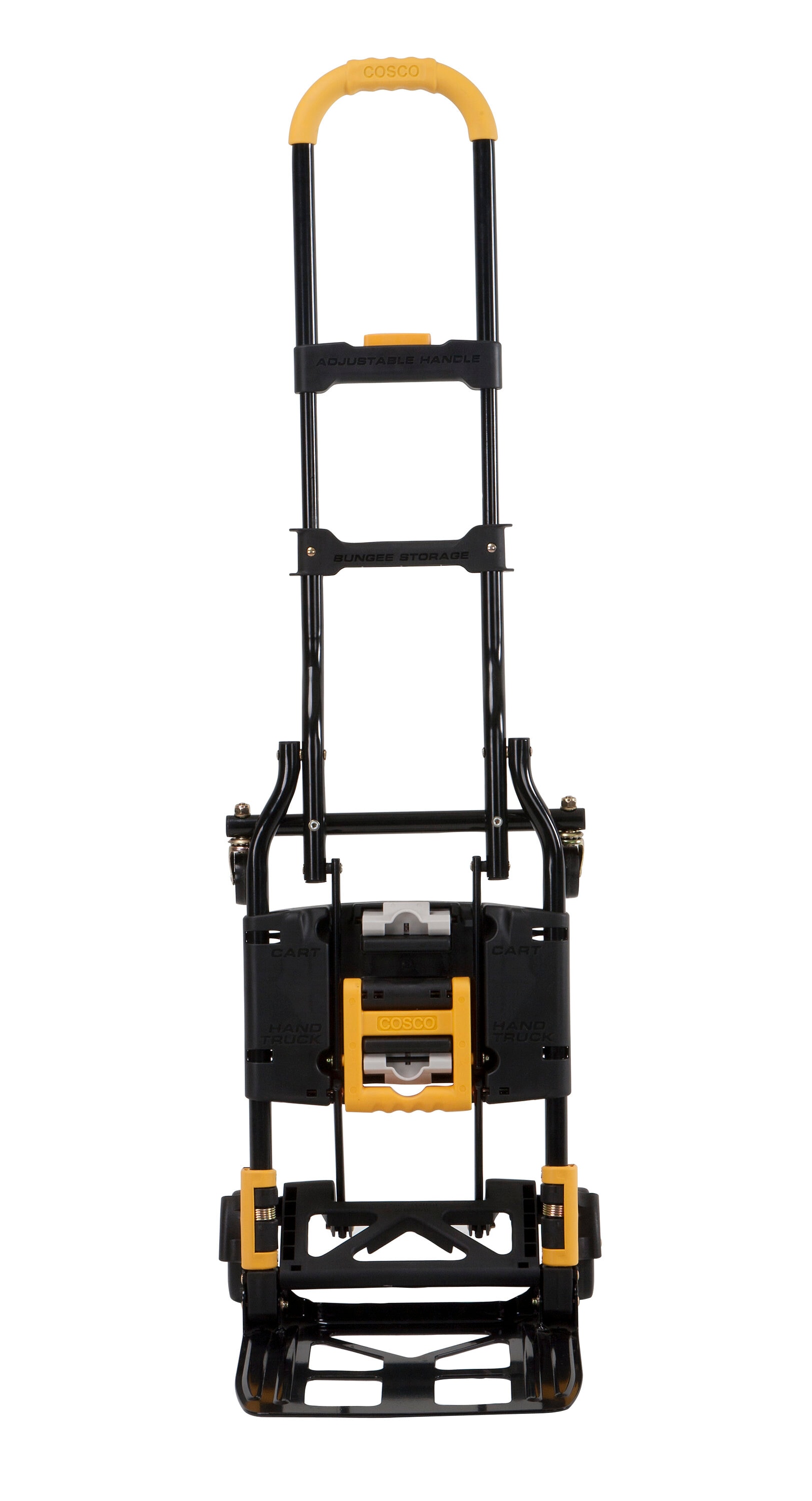 Carretilla de mano convertible de acero negro con capacidad de 300 lb y 4 ruedas Cosco 12225YGB1E