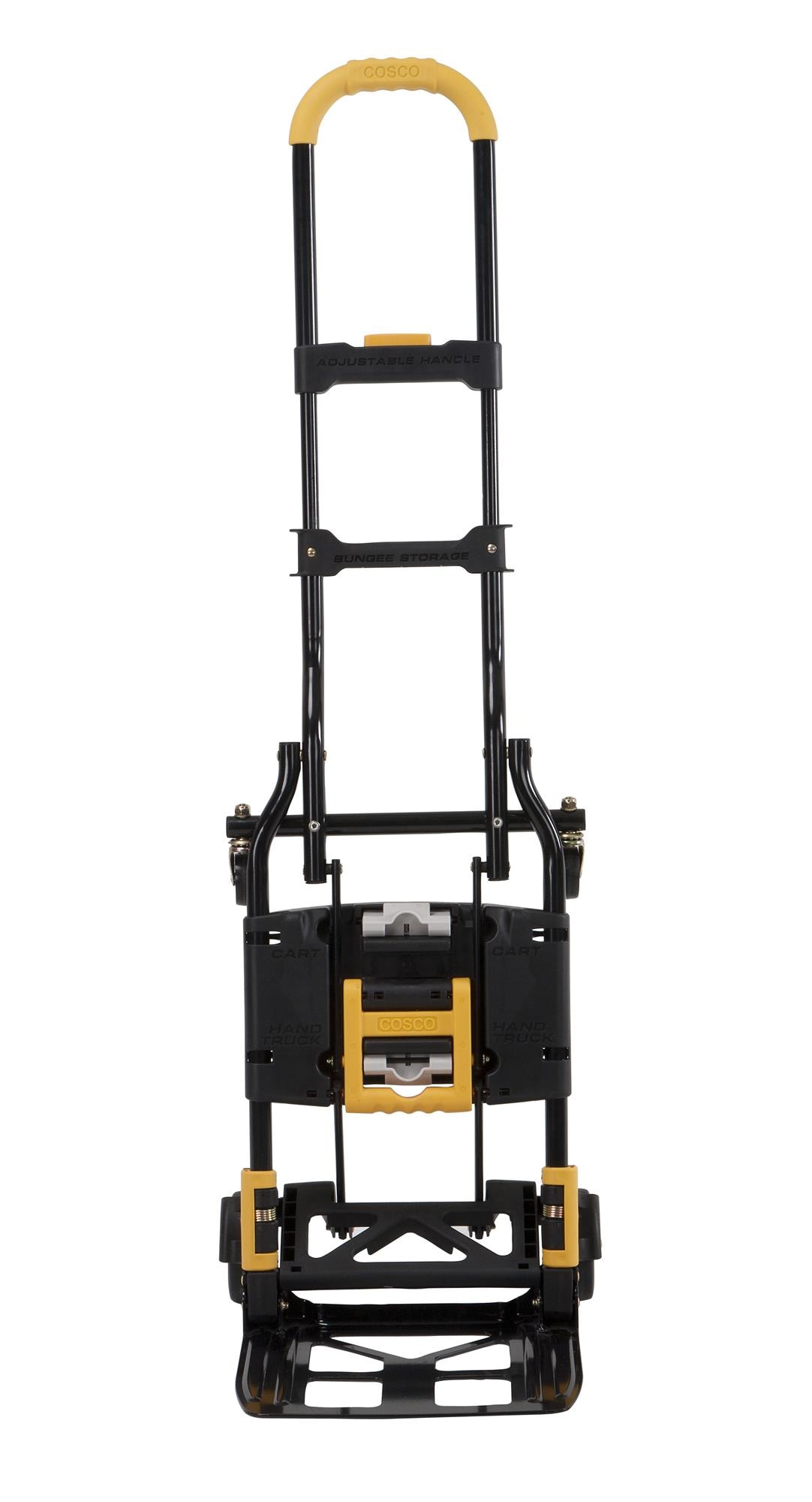 Carretilla de mano convertible de acero negro con capacidad de 300 lb y 4 ruedas Cosco 12225YGB1E
