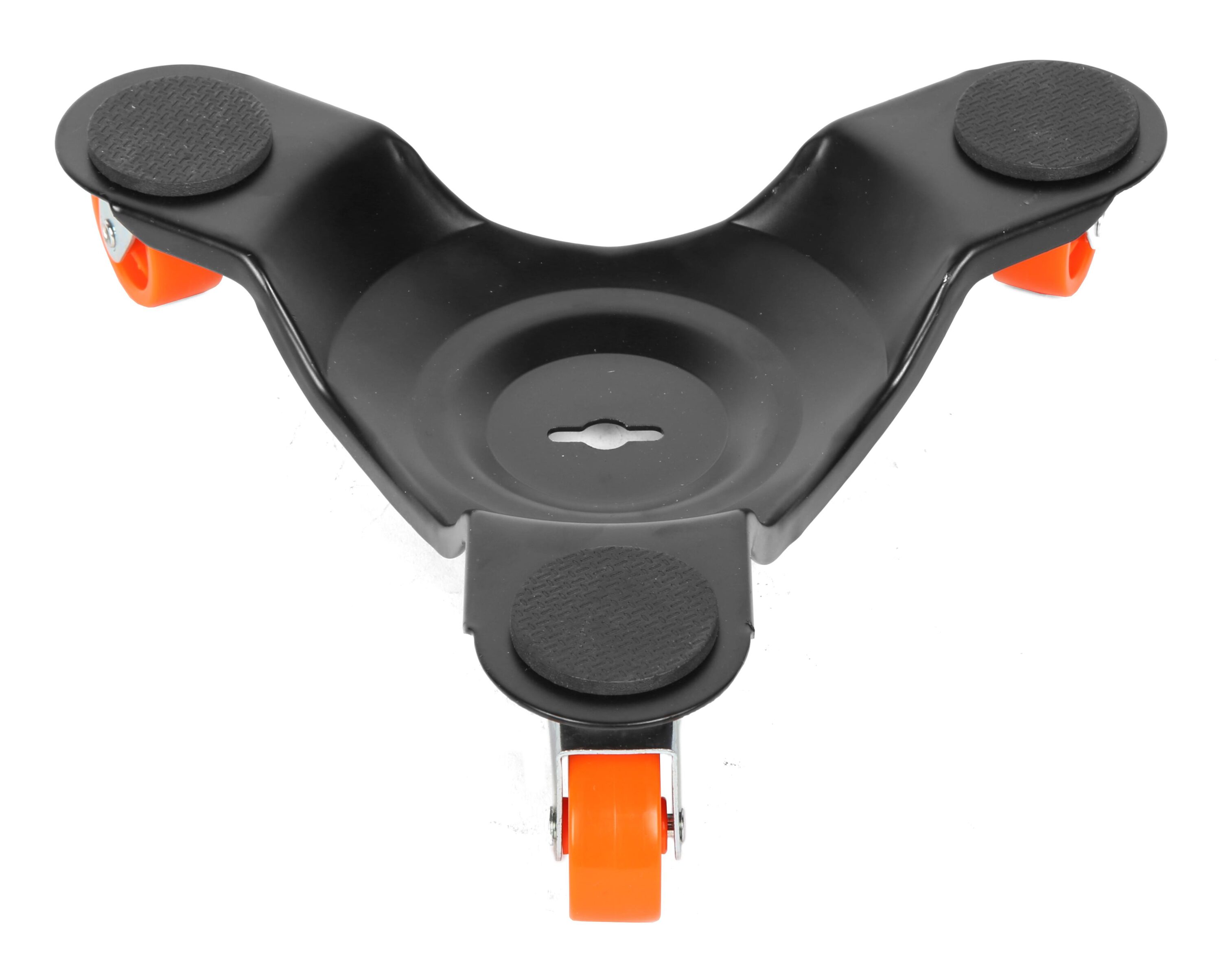 Carretilla para muebles de acero negro de 3 ruedas con capacidad de 300 libras DL1230