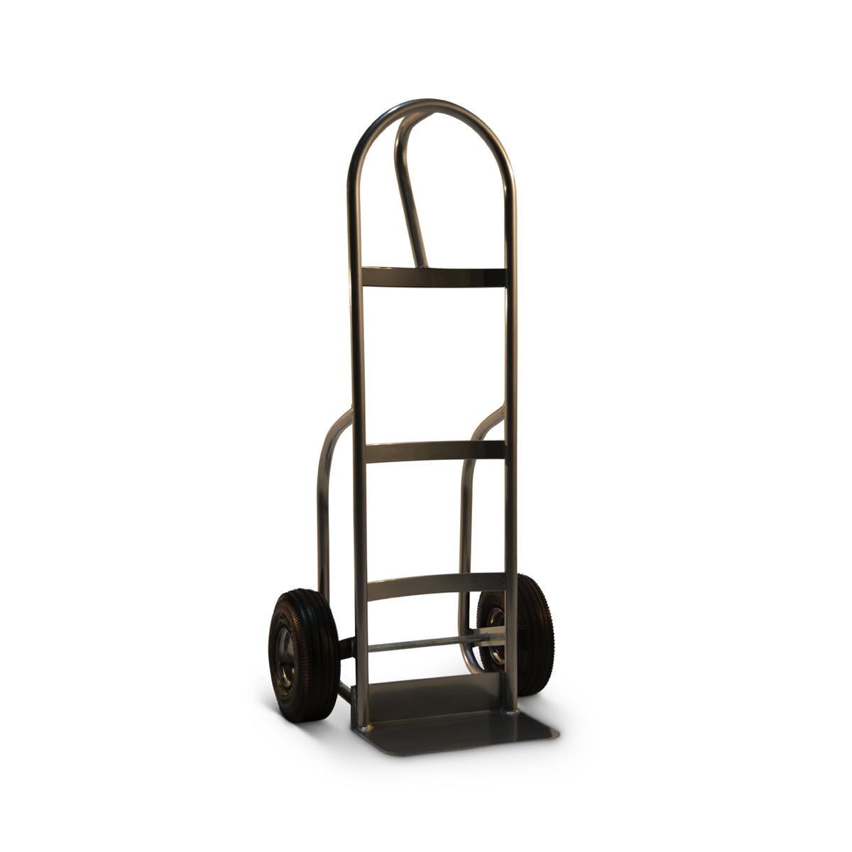 Carretilla de mano estándar de aluminio plateado con capacidad de 800 libras y 2 ruedas de Milwaukee DC49262