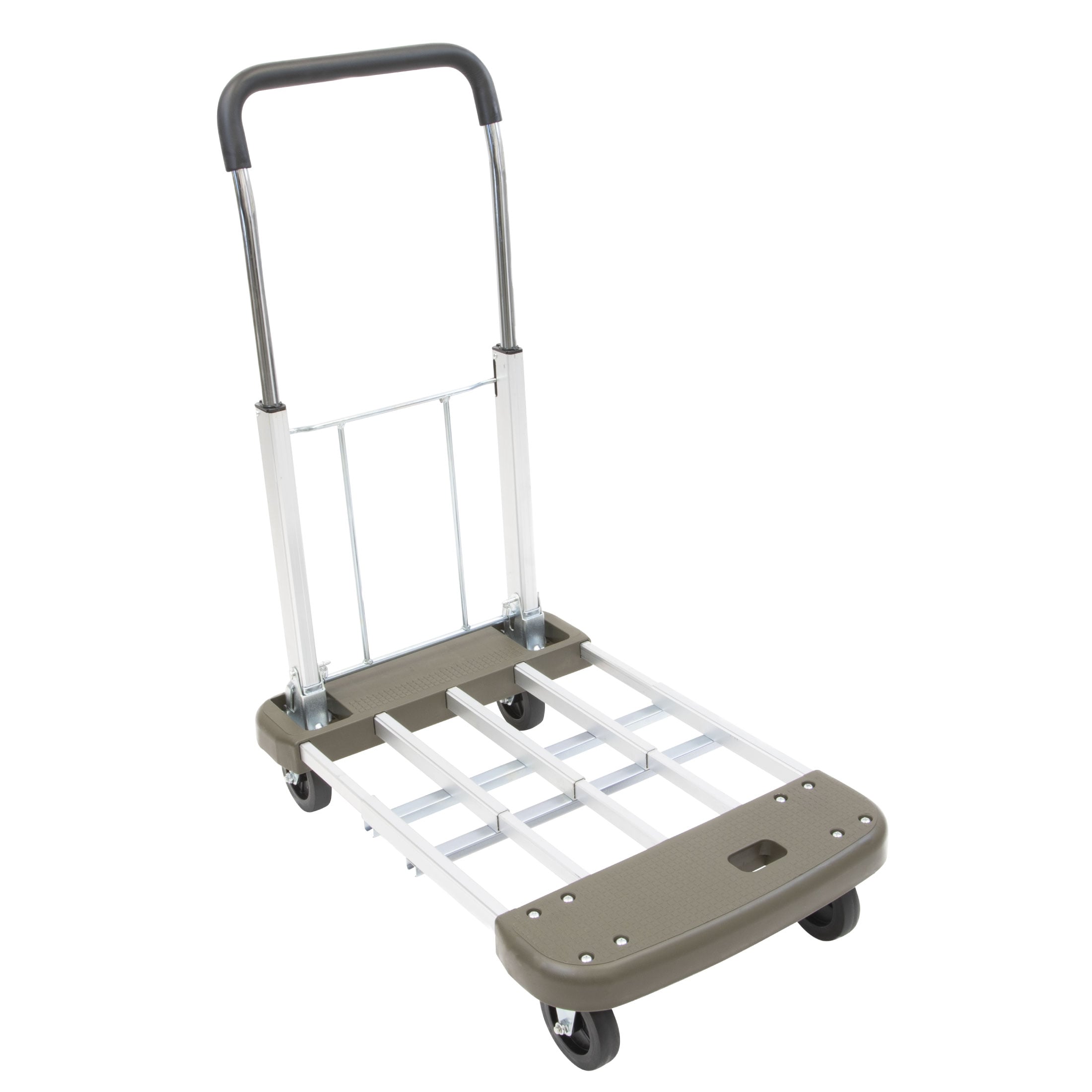 Carrito de aluminio Mount-It! con capacidad de 300 libras y 4 ruedas en varios colores/acabados MI-950