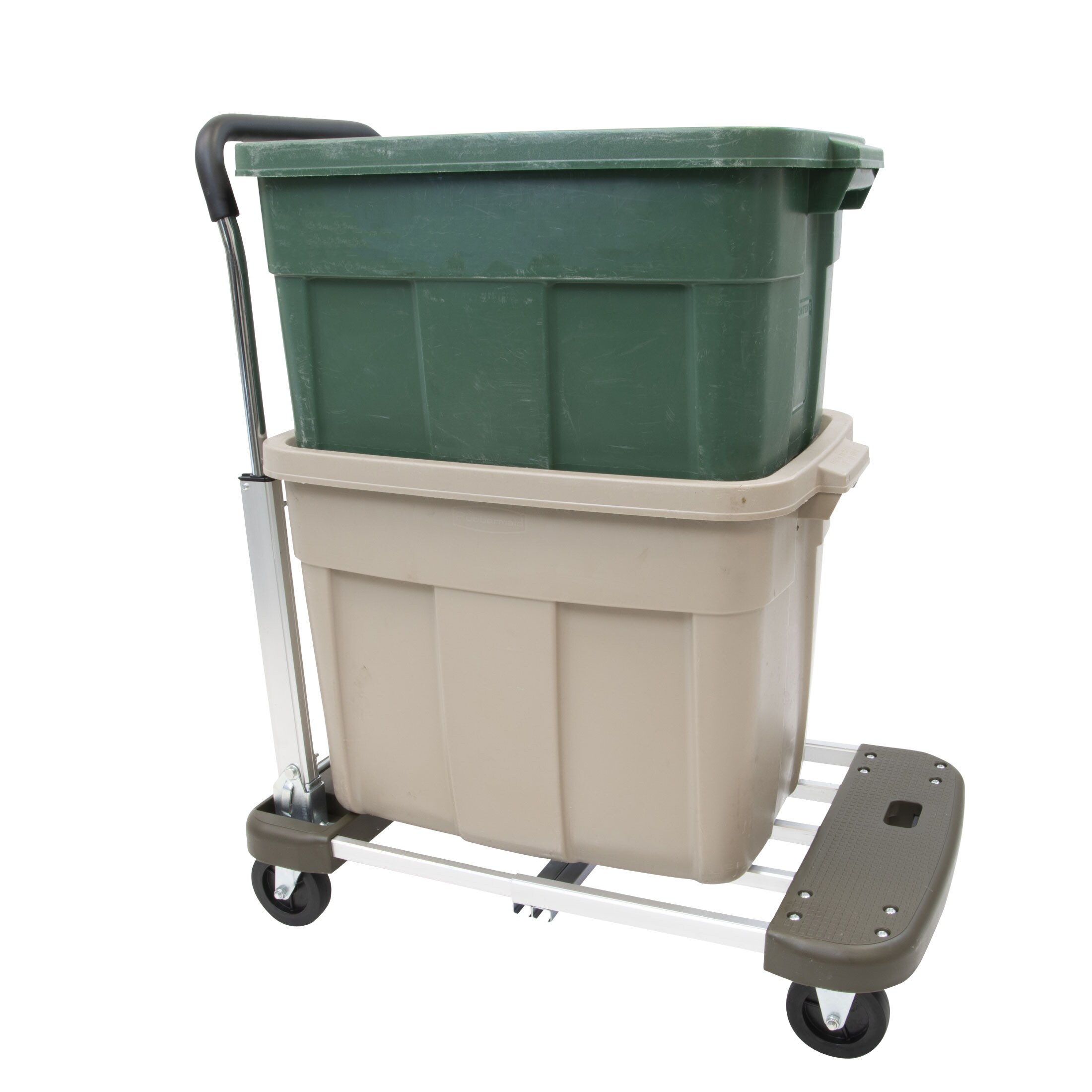 Carrito de aluminio Mount-It! con capacidad de 300 libras y 4 ruedas en varios colores/acabados MI-950