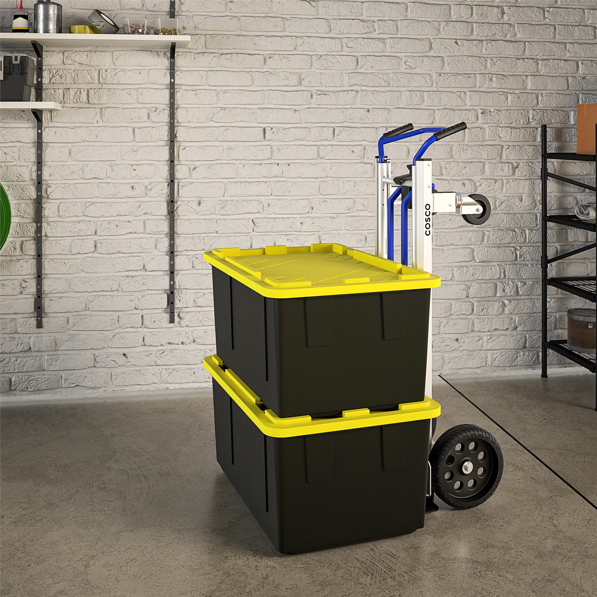 Carretilla de mano convertible de aluminio azul con capacidad de 800 libras y 4 ruedas Cosco 12253BLU1E
