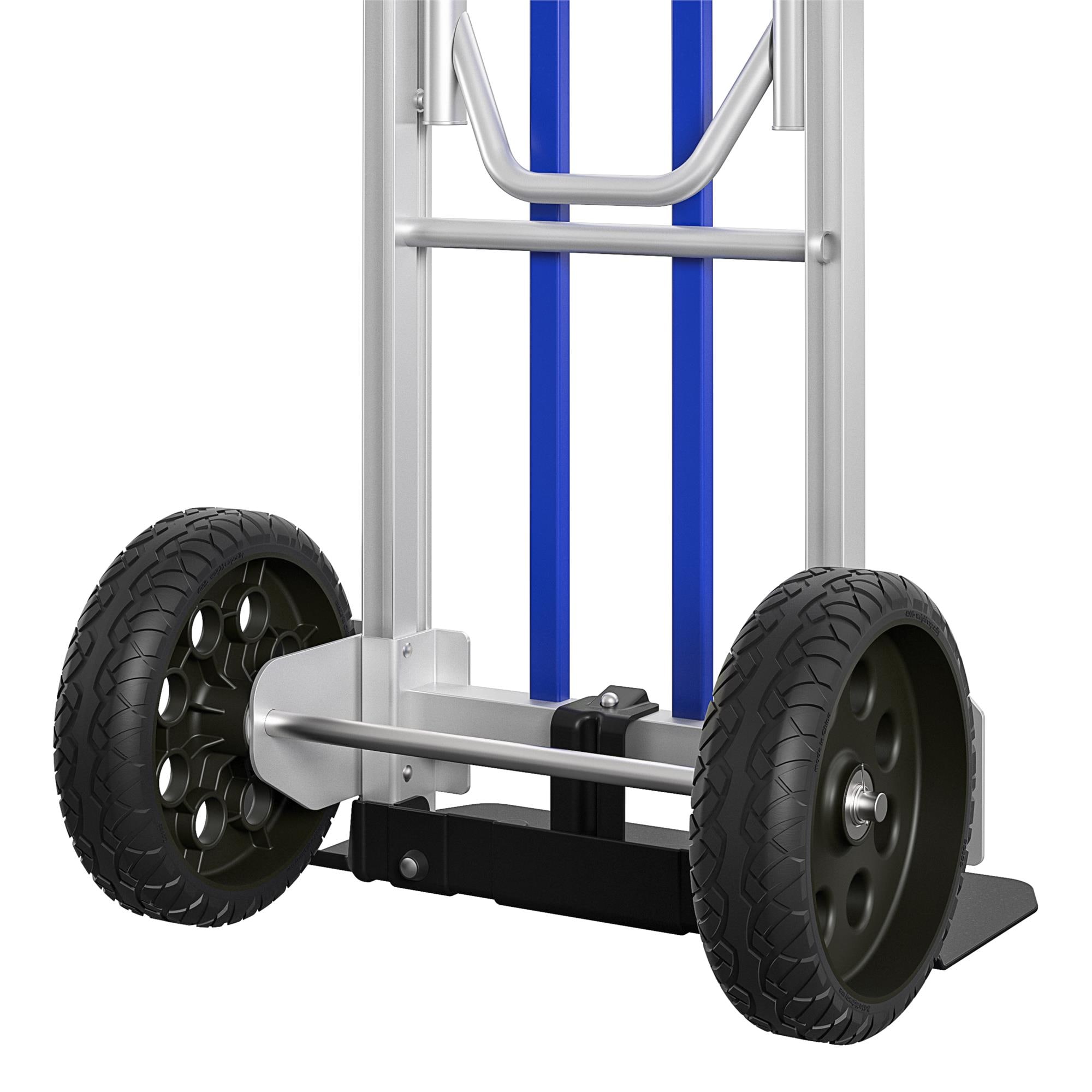 Carretilla de mano convertible de aluminio azul con capacidad de 800 libras y 4 ruedas Cosco 12253BLU1E