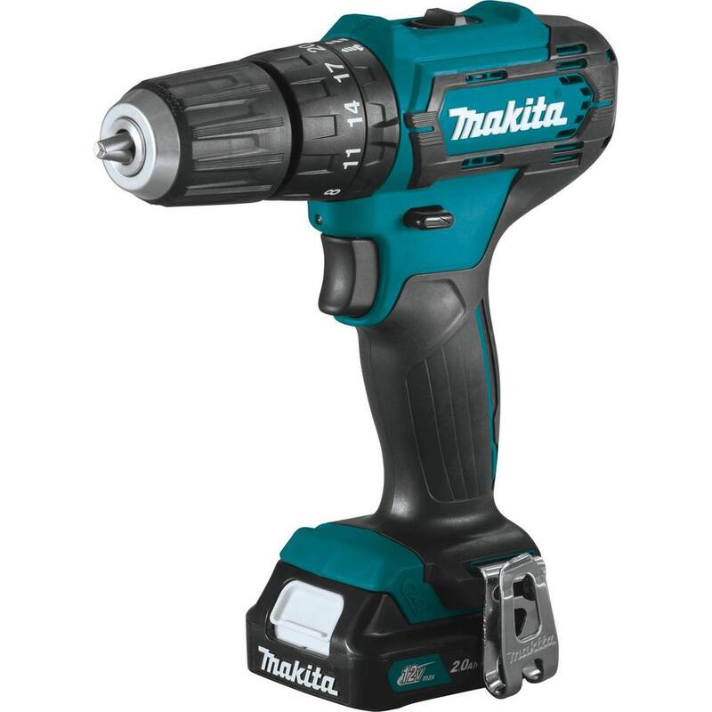 Kit de Martillo Atornillador Makita 12V max CXT de 3/8 pulgadas con batería de iones de litio de 2.0 Ah - PH06R1