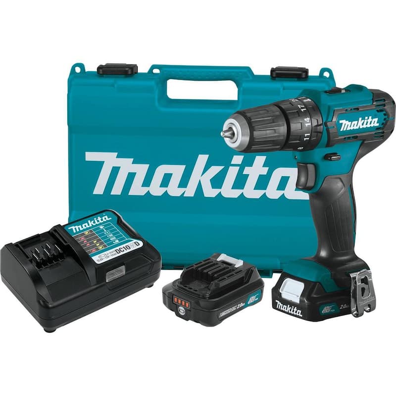 Kit de Martillo Atornillador Makita 12V max CXT de 3/8 pulgadas con batería de iones de litio de 2.0 Ah - PH06R1