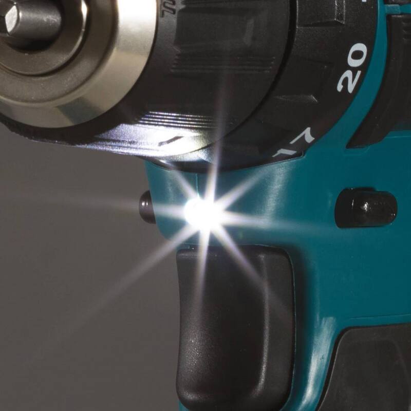 Kit de Martillo Atornillador Makita 12V max CXT de 3/8 pulgadas con batería de iones de litio de 2.0 Ah - PH06R1