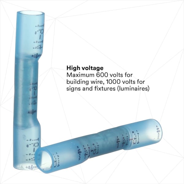 Conector de empalme de 3M, calibre 16-14AWG, Azul, Paquete de 25 - MH14BCX