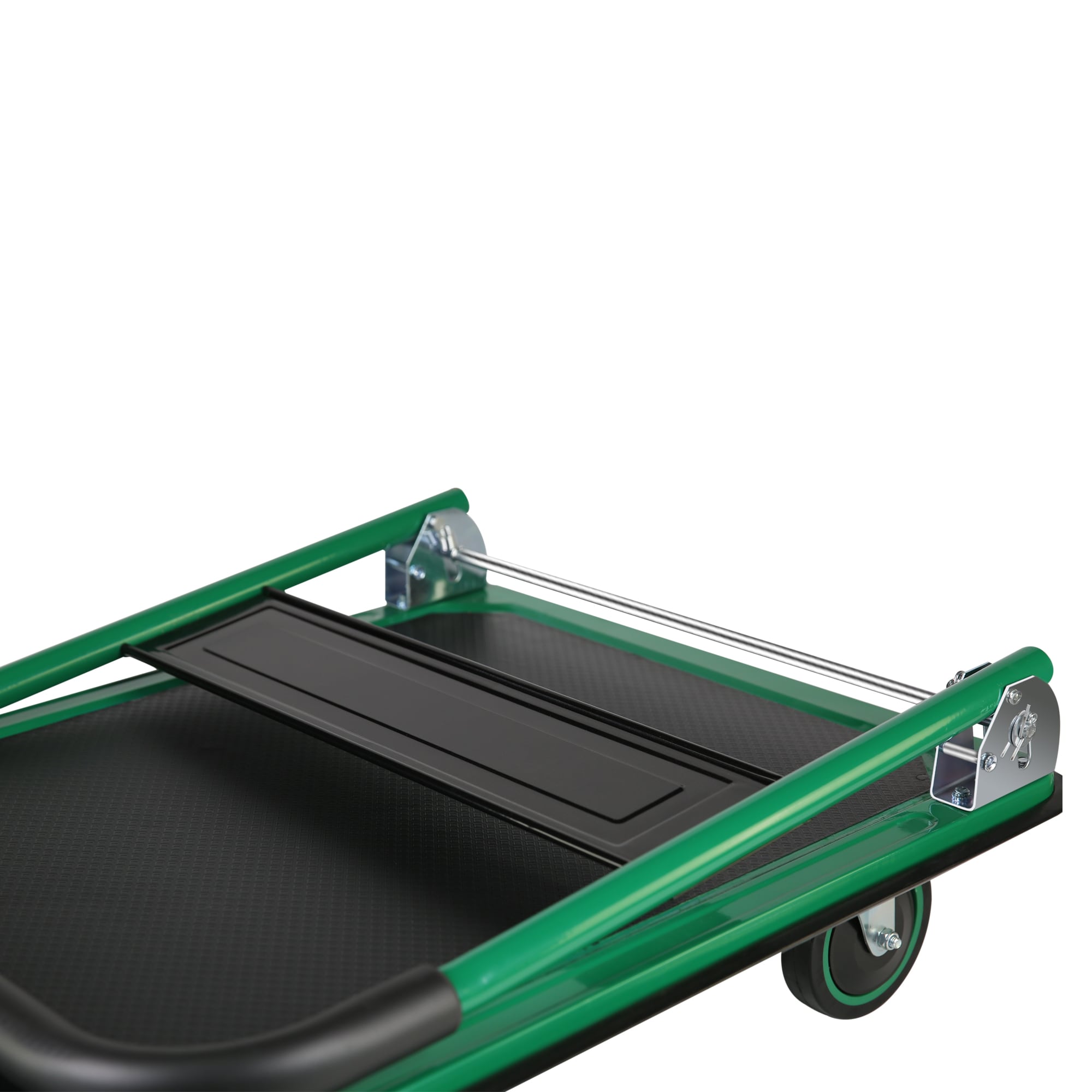 Carretilla de plataforma de trabajo estándar de acero verde de 660 libras de capacidad con 4 ruedas Kahomvis YS-QPW1-280